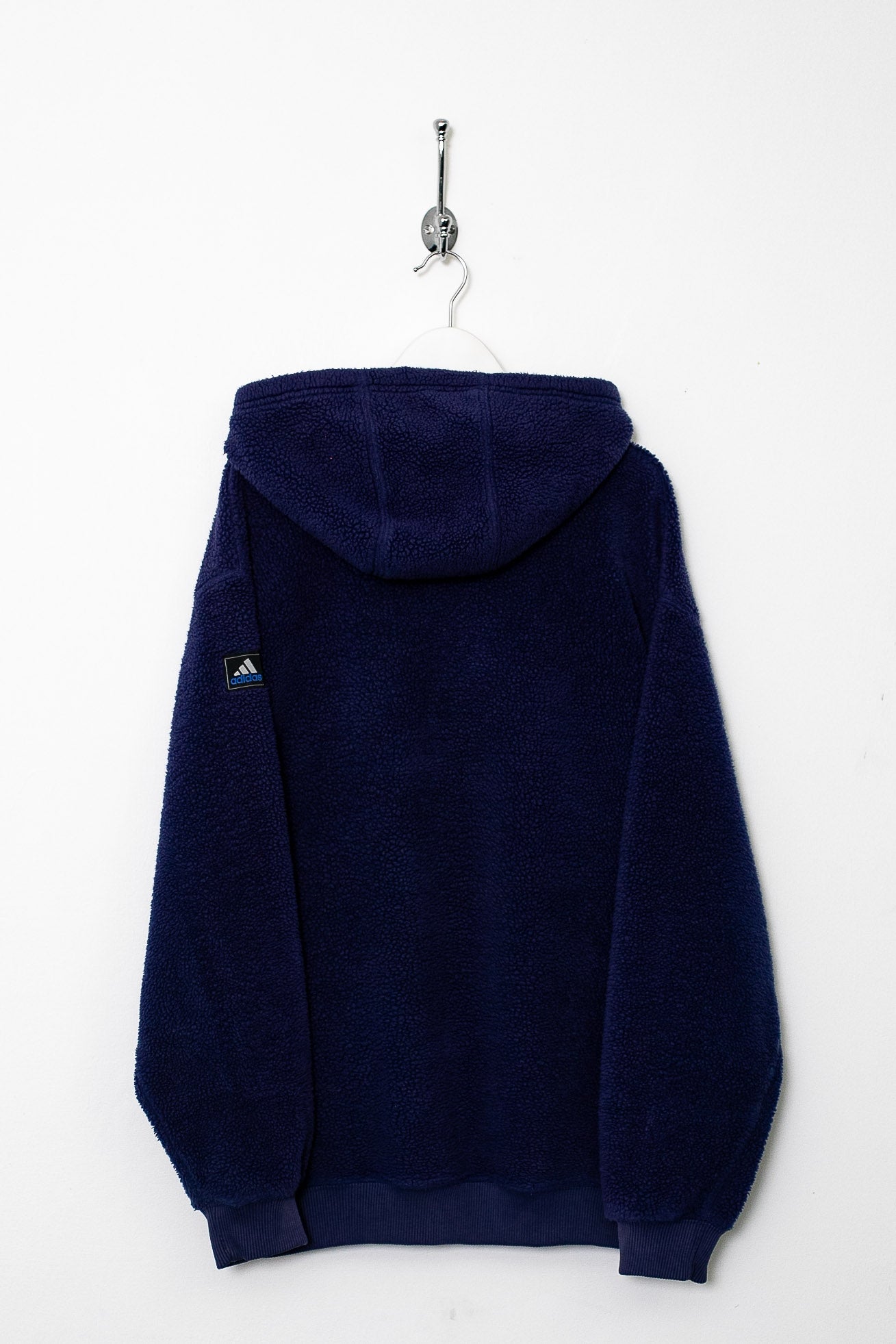 00s Adidas Sherpa Fleece Hoodie (M) – Stocked Vintage