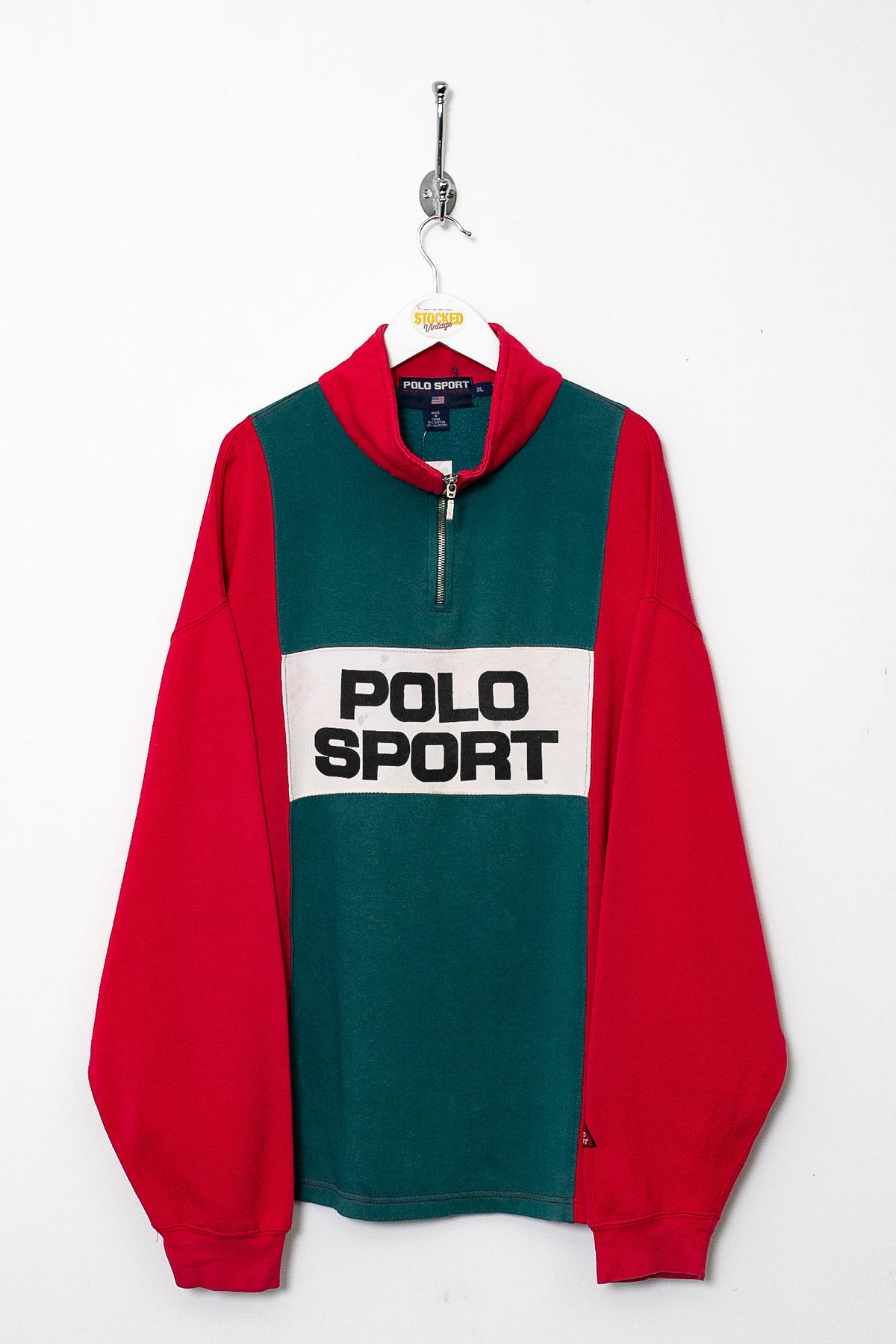 00s Ralph Lauren Polo Sport 1/4 Zip Sweatshirt (XL)