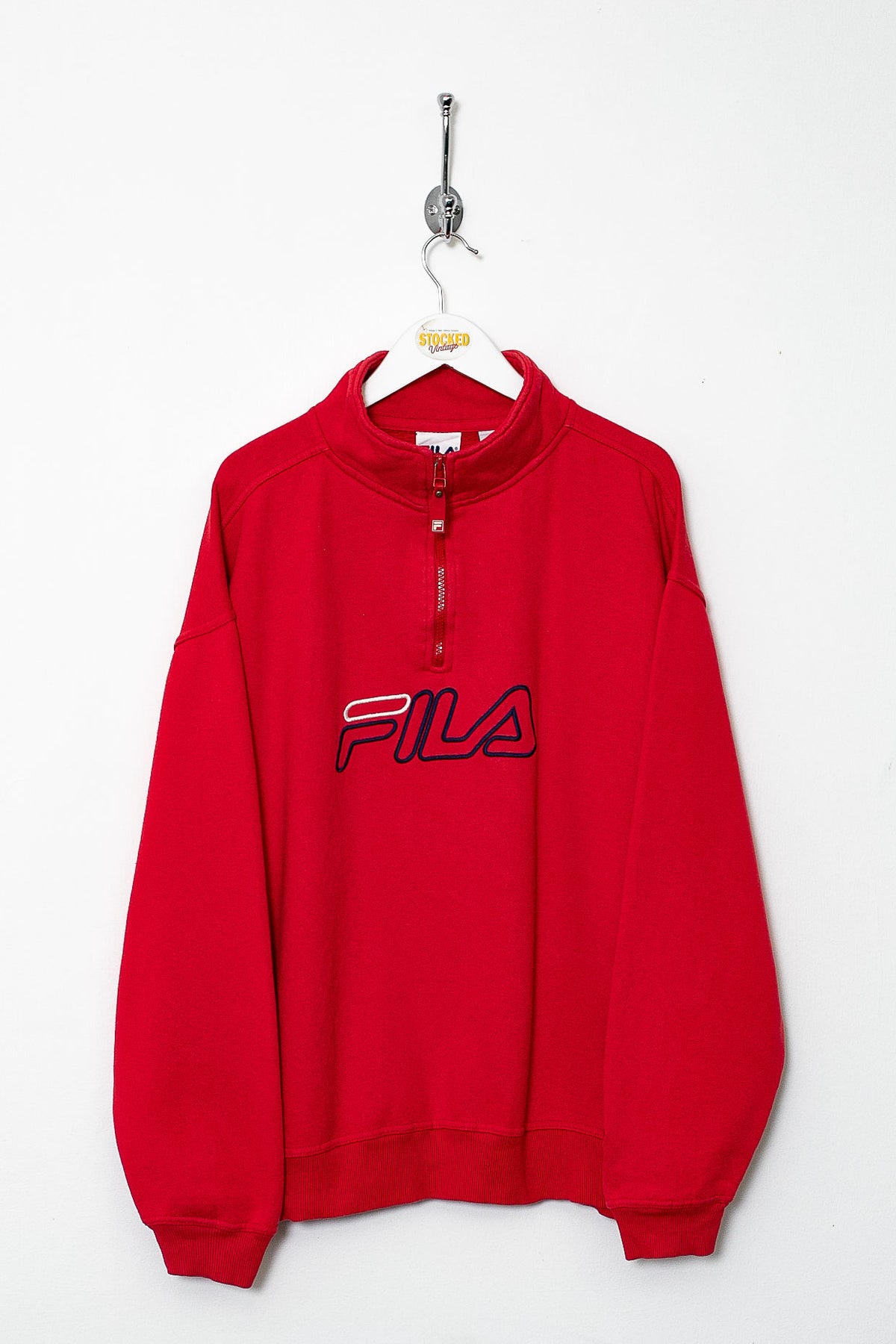 00s Fila 1/4 Zip Sweatshirt (L)