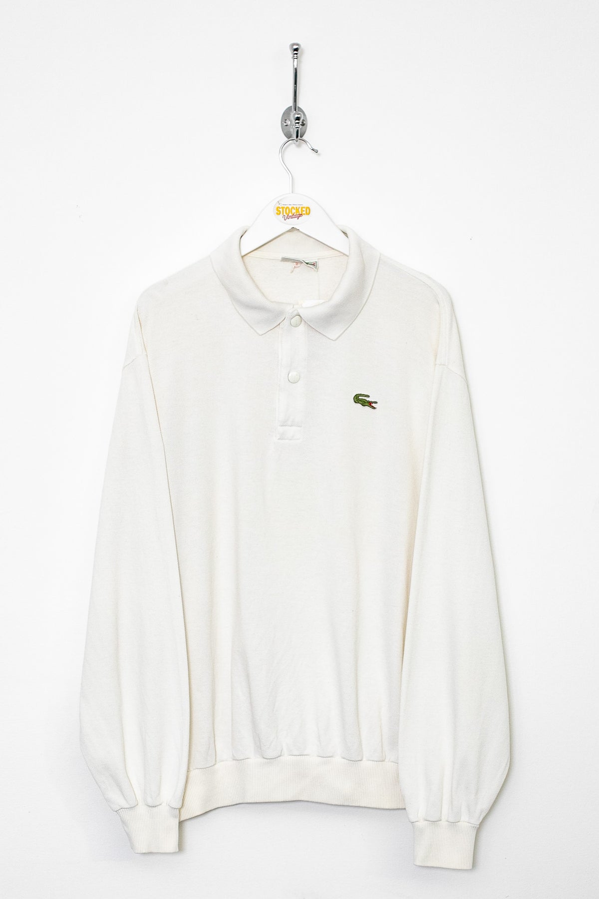 90s Lacoste Long Sleeve Polo Shirt (L)