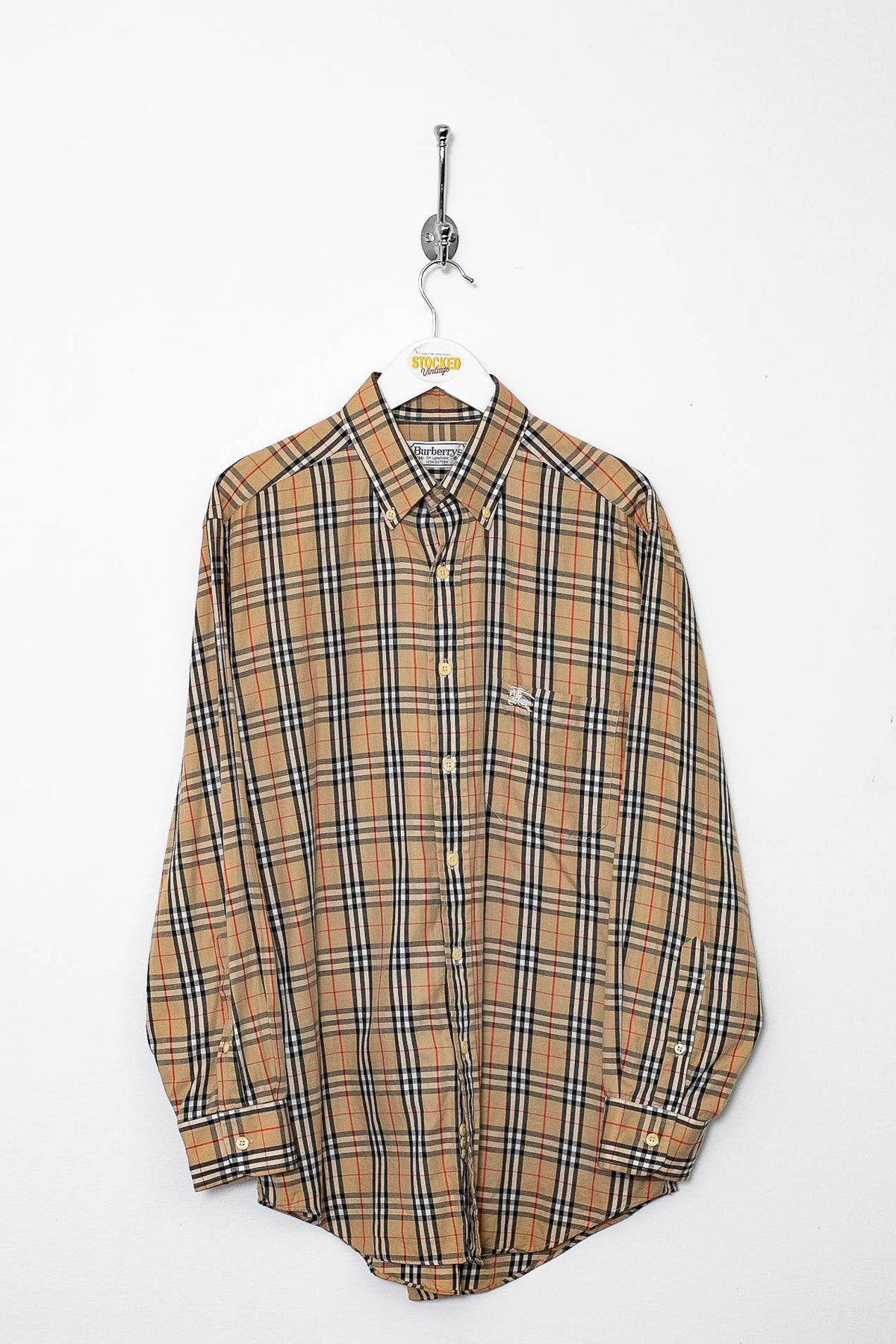 90s Burberry Nova Check Shirt (M)