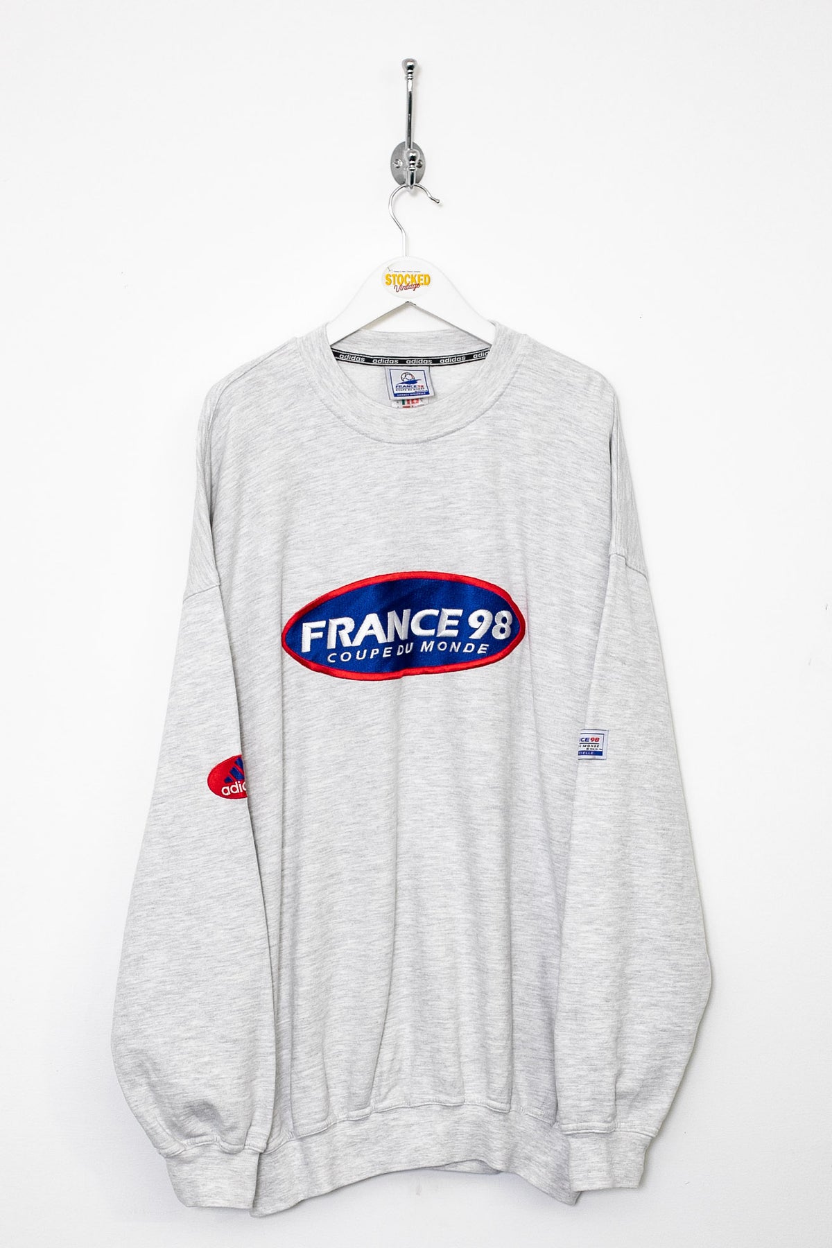 90s Adidas France World Cup Sweatshirt (XL)
