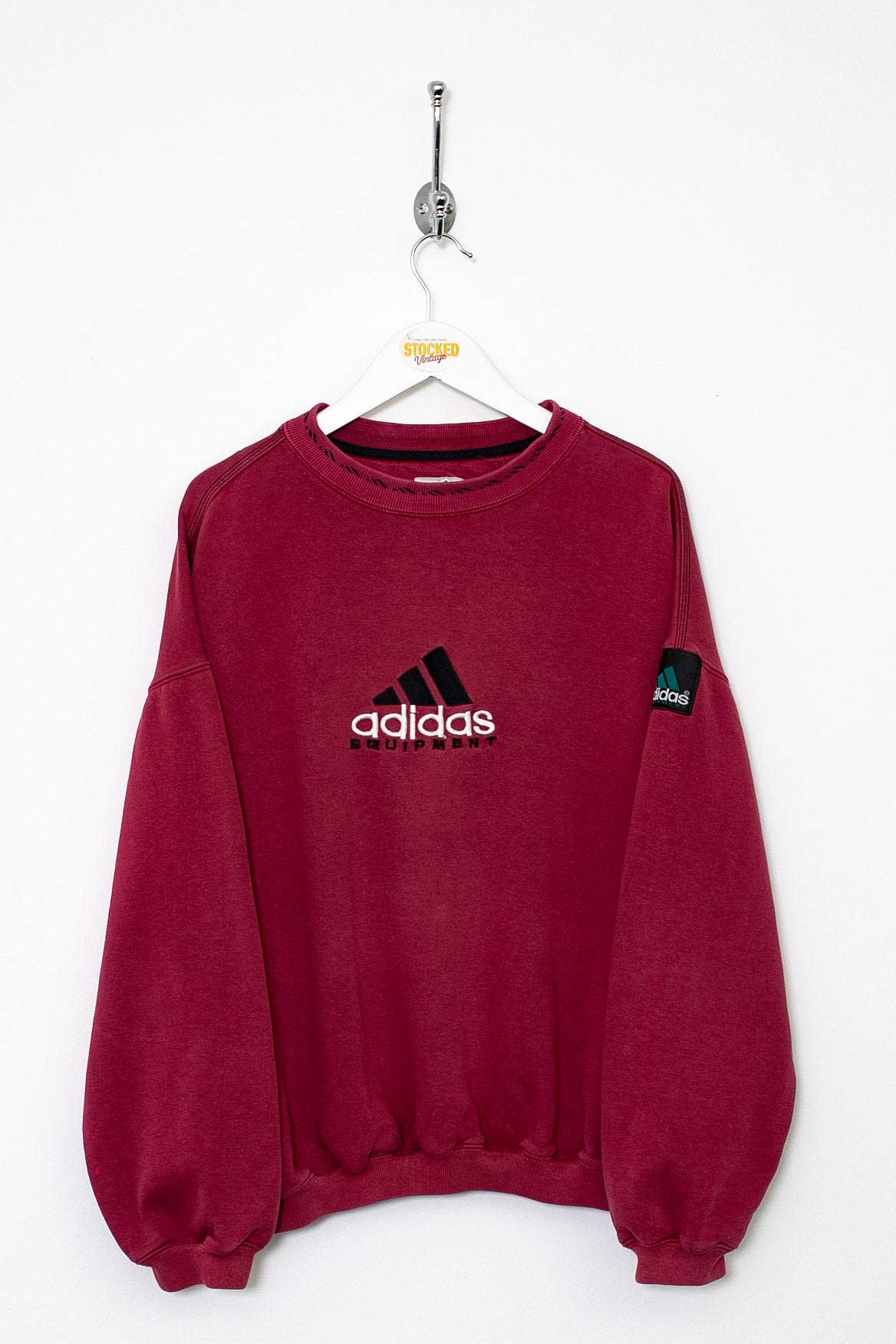 Red adidas equipment sweatshirt hot sale