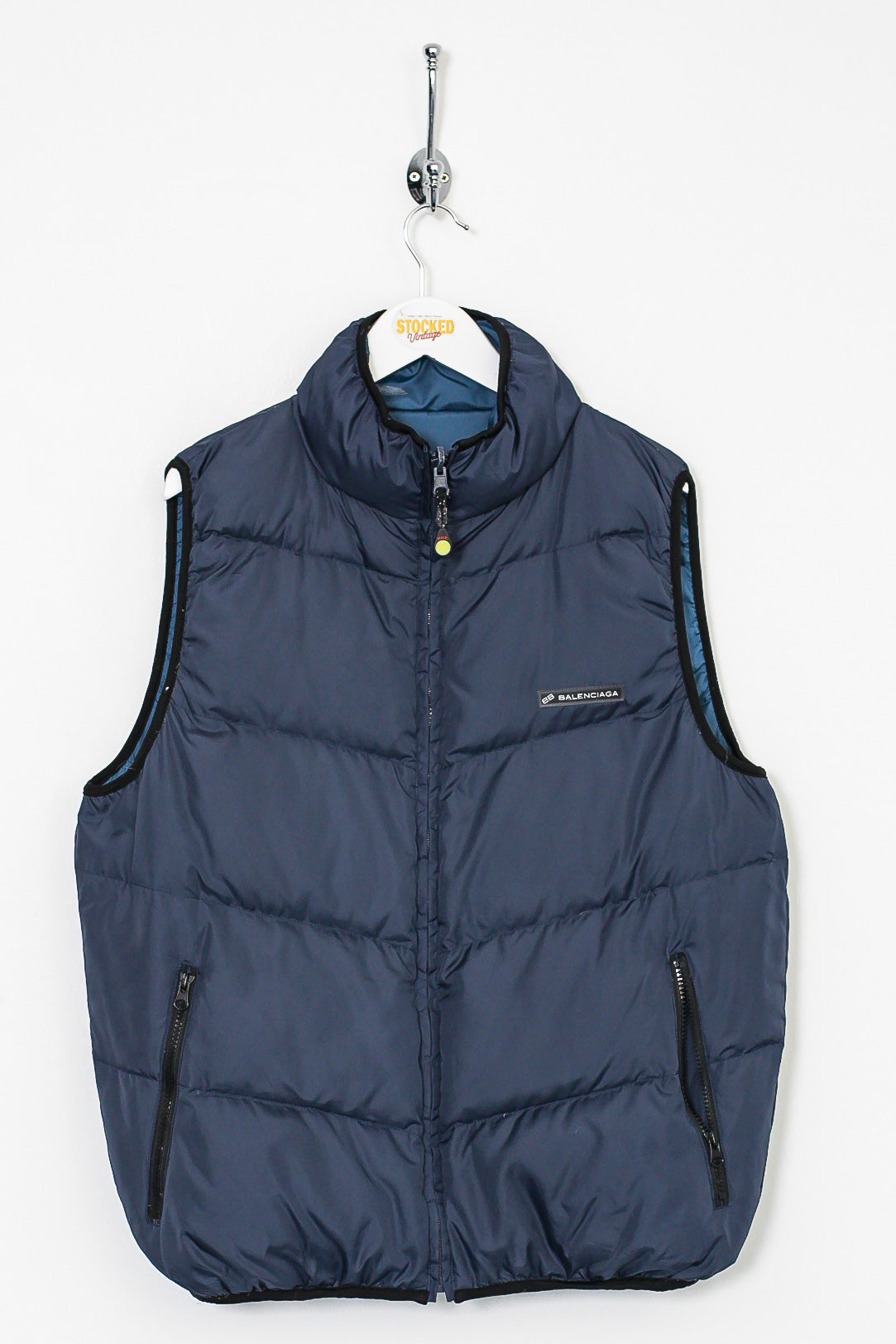 90s Balenciaga Reversible Gilet Puffer Jacket (M) – Stocked Vintage