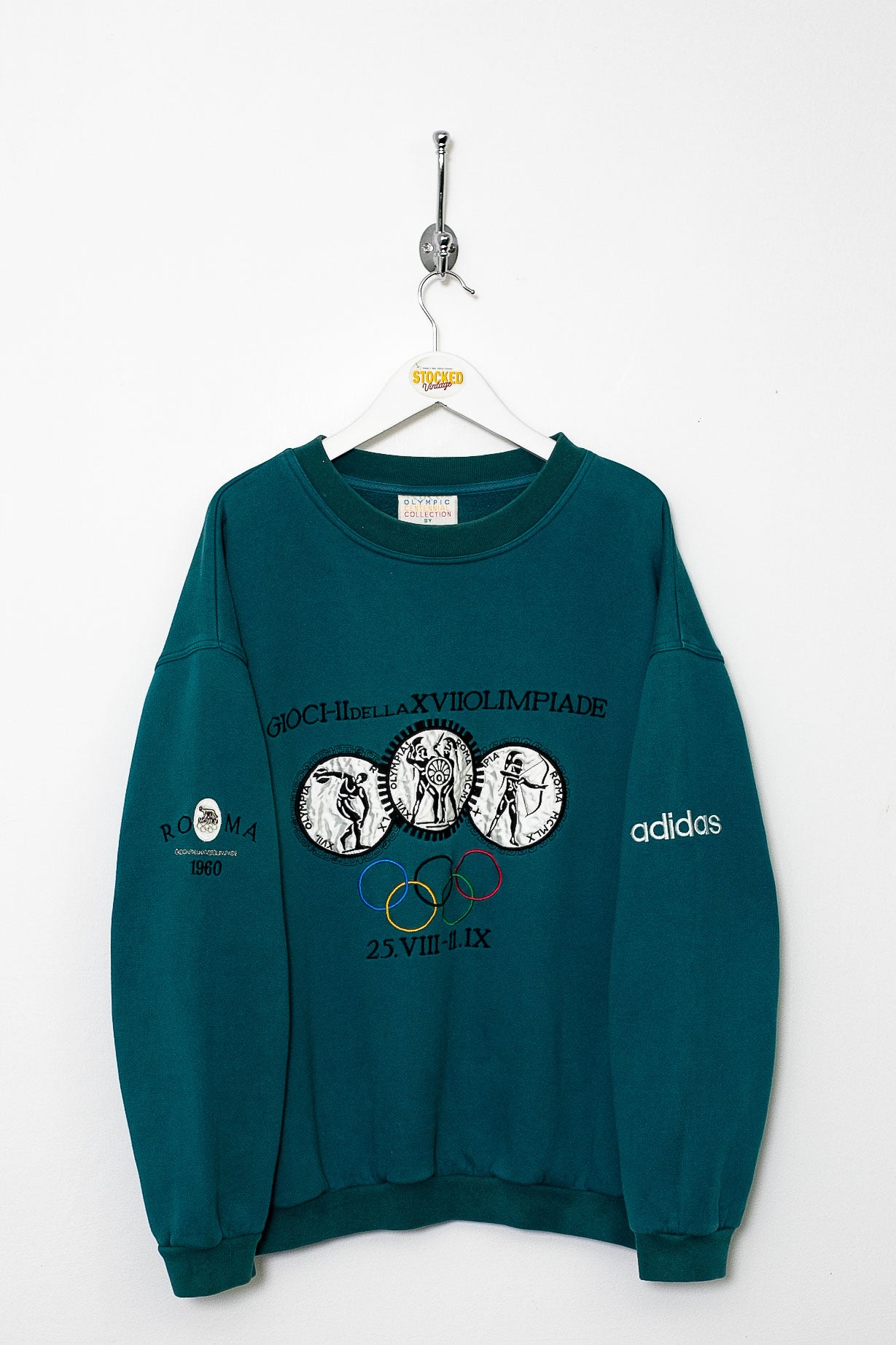 90s Adidas Olympics Sweatshirt (M) – Stocked Vintage
