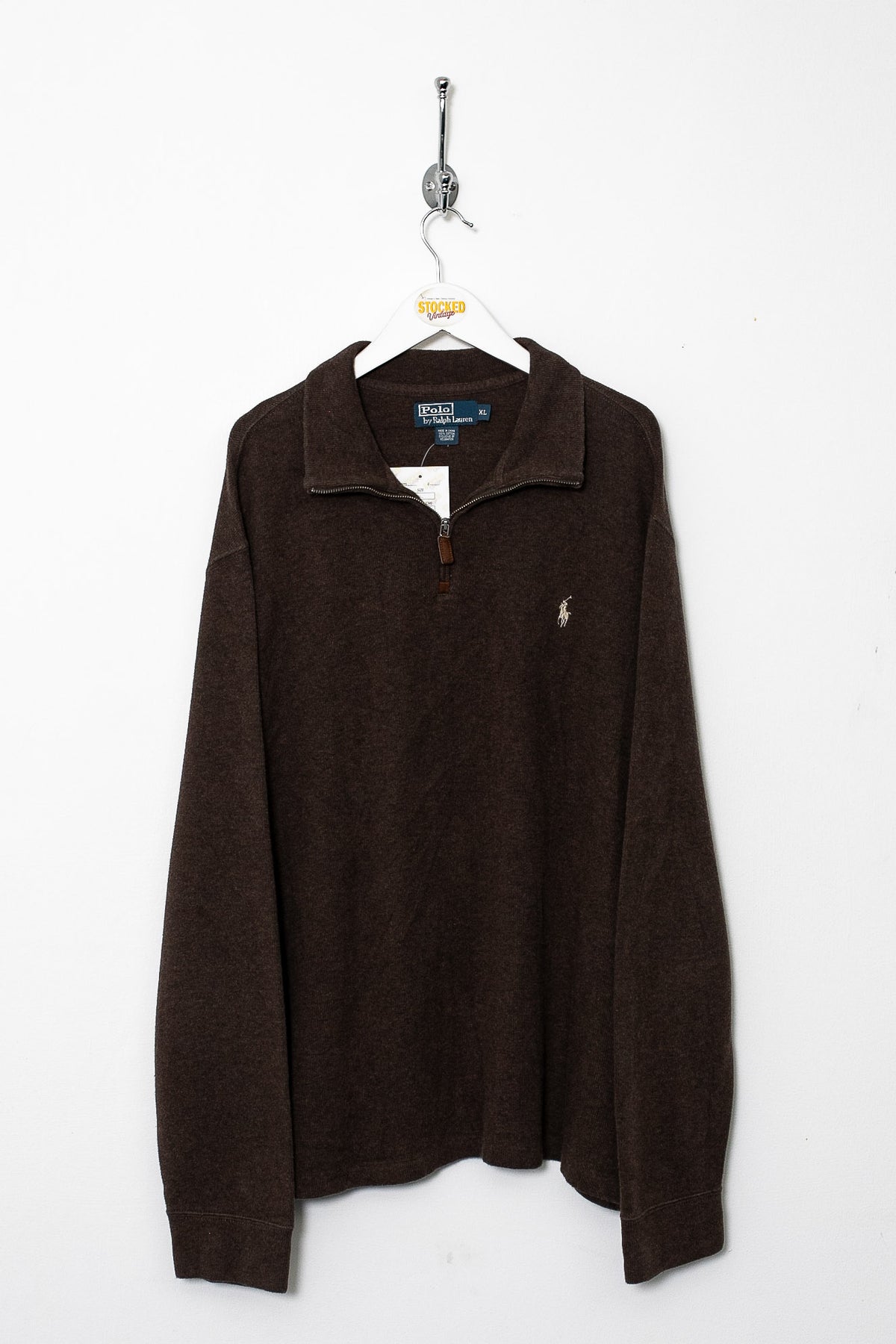 00s Ralph Lauren 1/4 Zip Sweatshirt (XL)