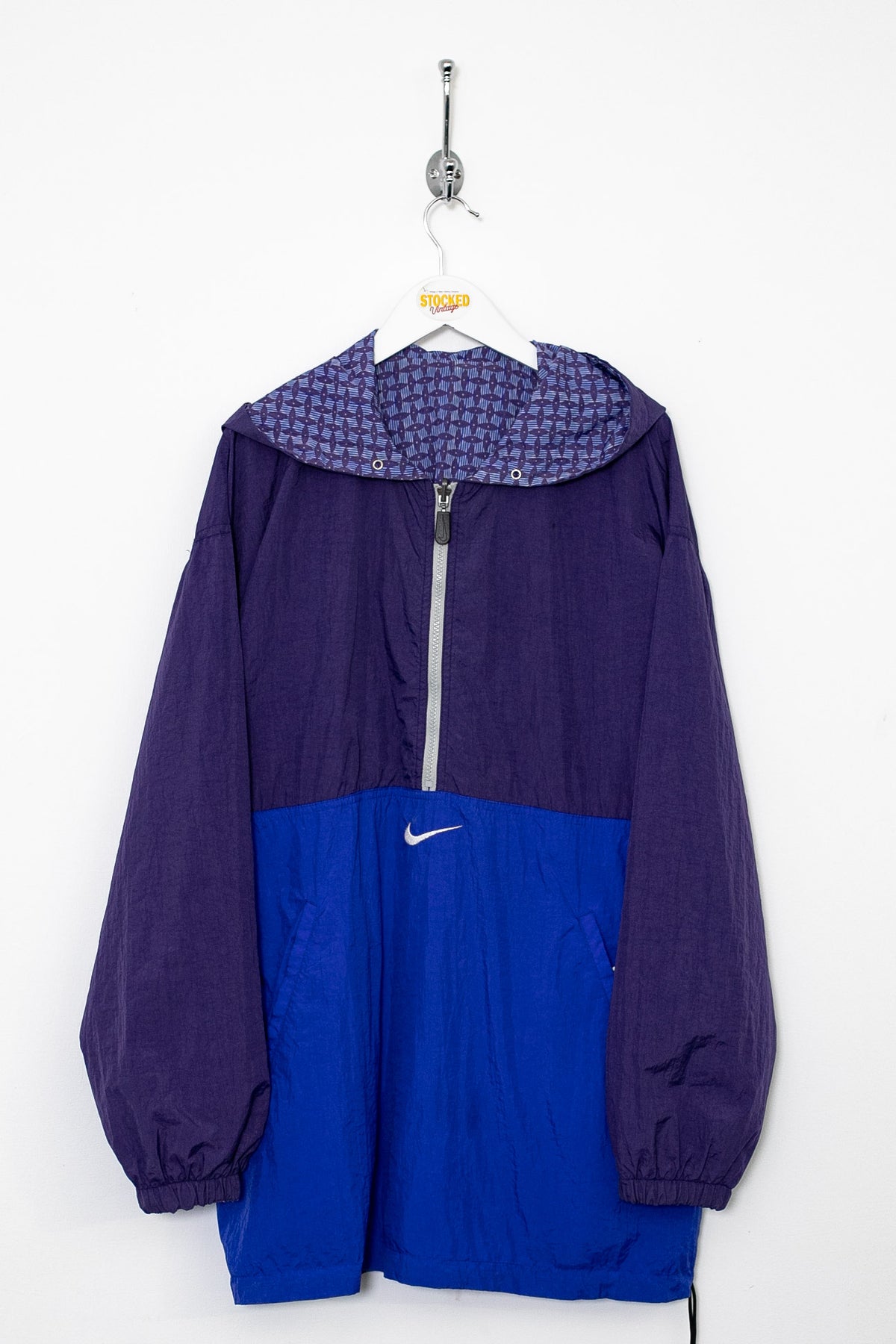 90s Nike 1/4 Zip Reversible Jacket (XL)