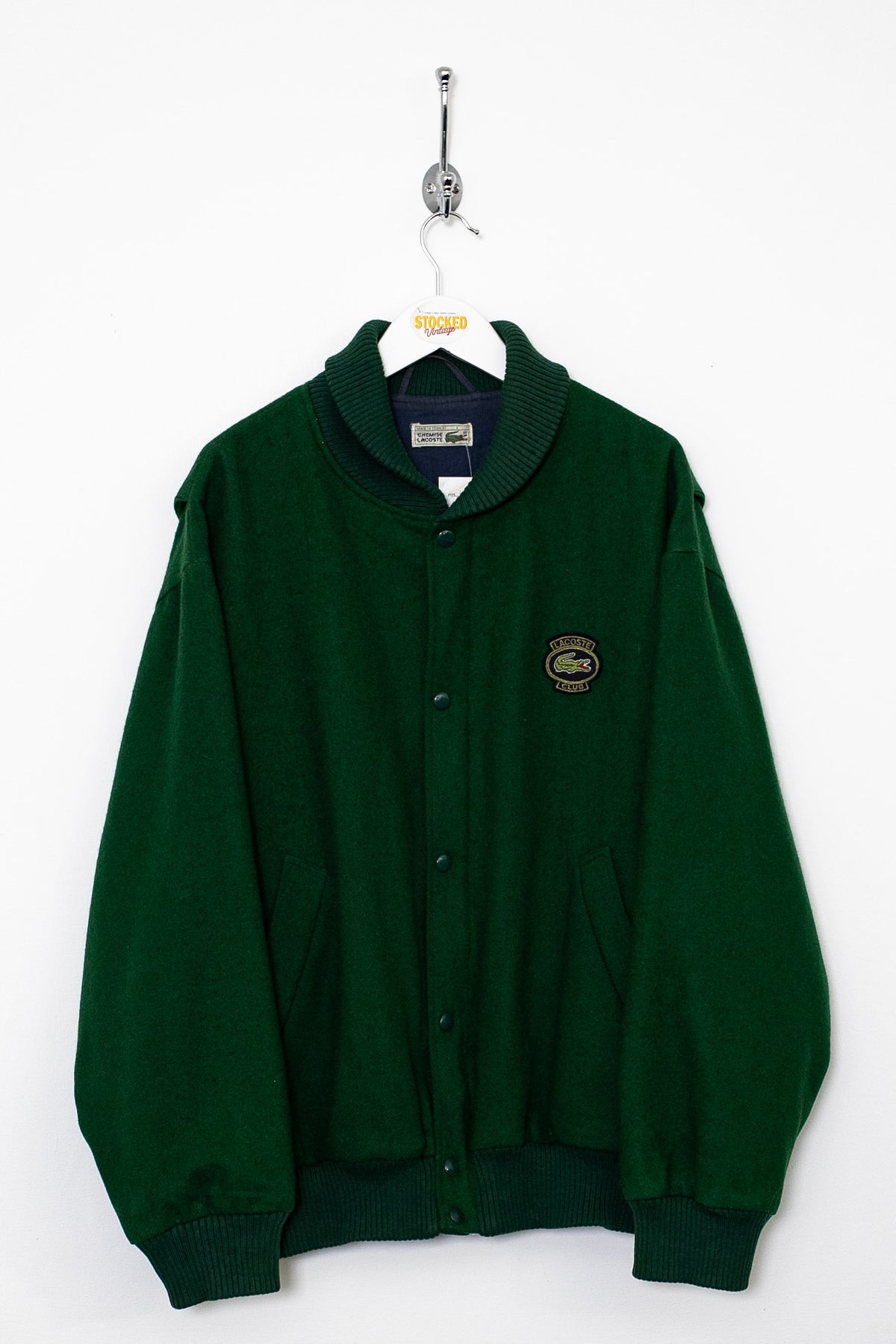 90s Lacoste Wool Bomber Jacket (L)