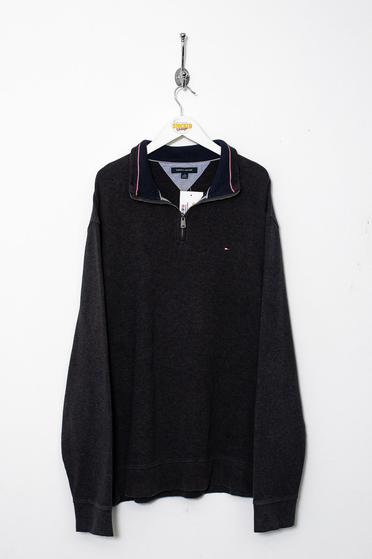 00s Tommy Hilfiger 1/4 Zip Sweatshirt (XL)
