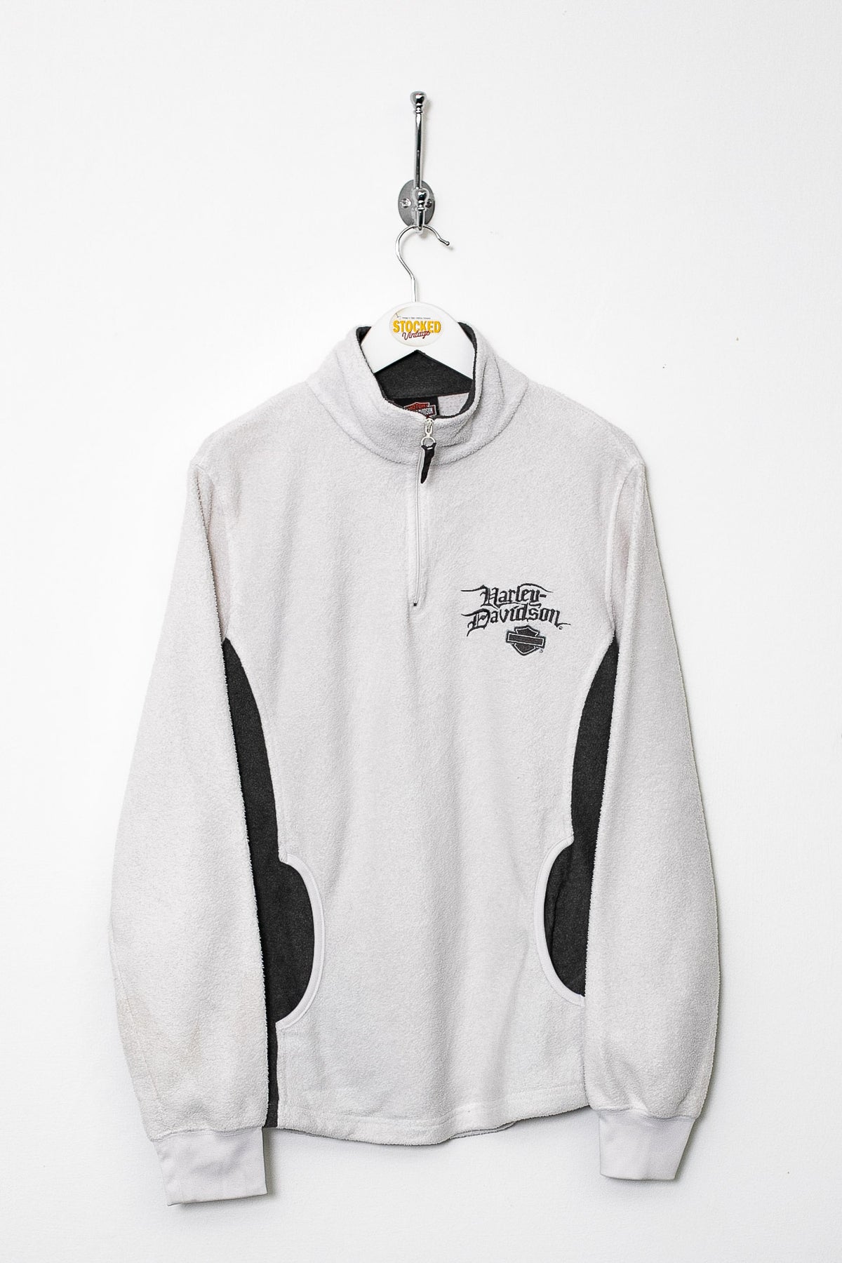 00s Harley Davidson 1/4 Zip Fleece (S)