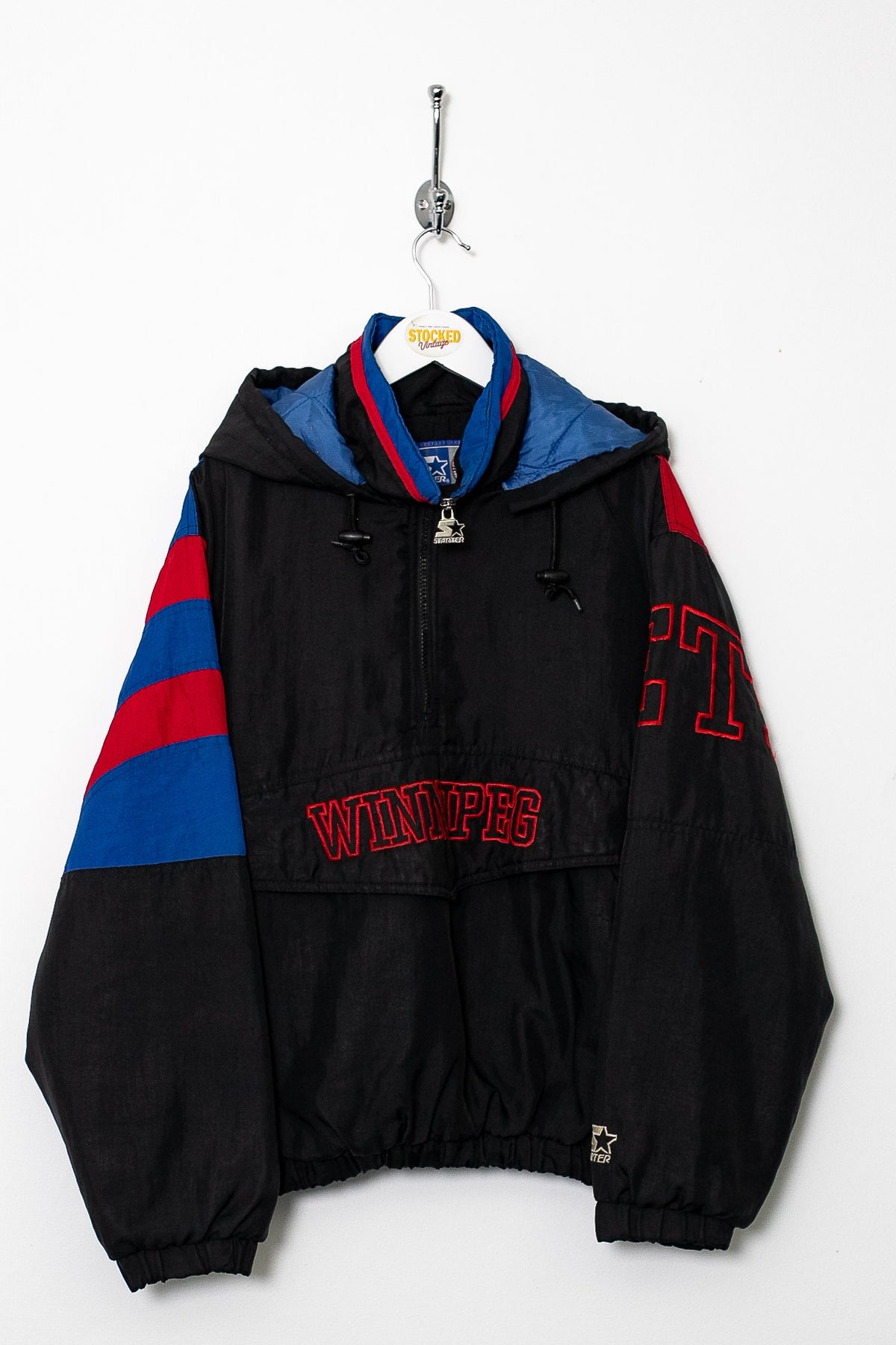 90s Starter NHL Winnipeg Jets 1/4 Zip Coat (S)