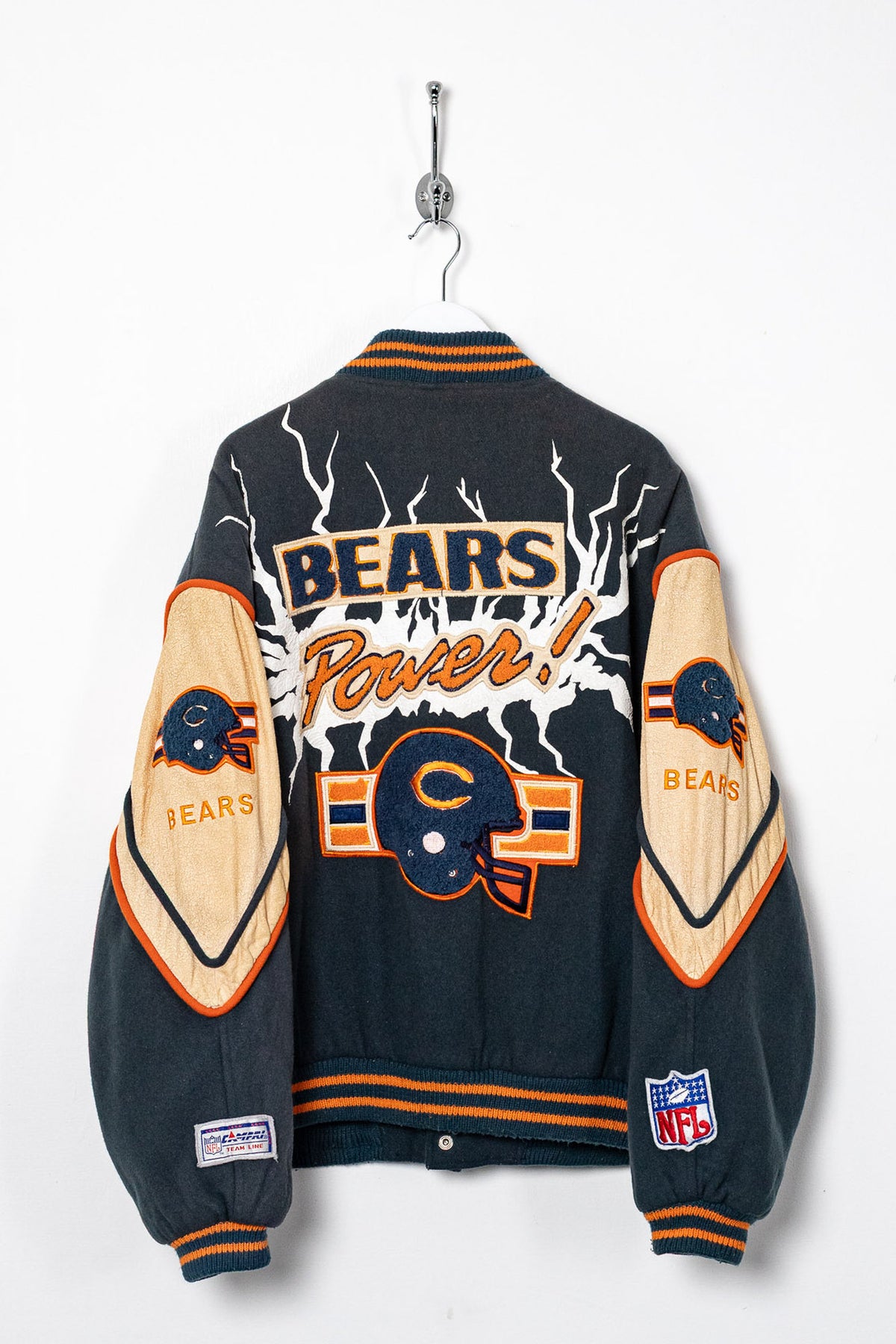 Rare 90s Campri NFL Chicago Bears Varsity Jacket (L)