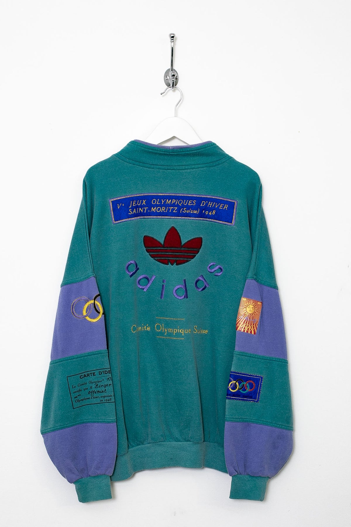 Rare 80s Adidas Olympics Sweatshirt (XL)