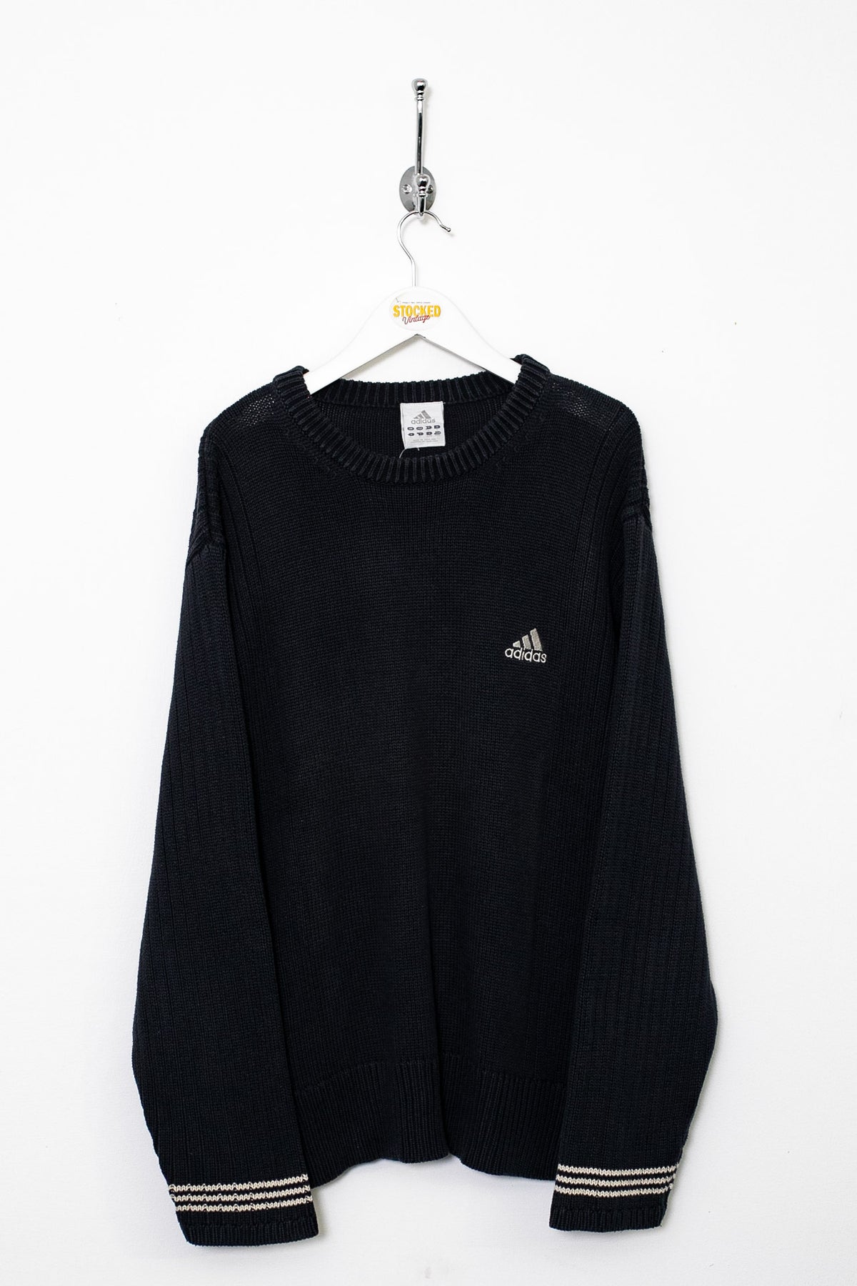 00s Adidas Knit Jumper (L)