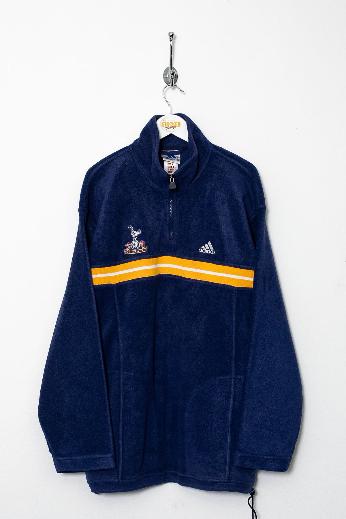 90s Adidas Tottenham Hotspur 1/4 Zip Fleece (L)