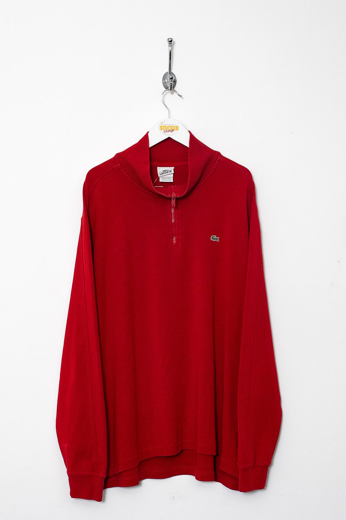00s Lacoste 1/4 Zip Sweatshirt (L)