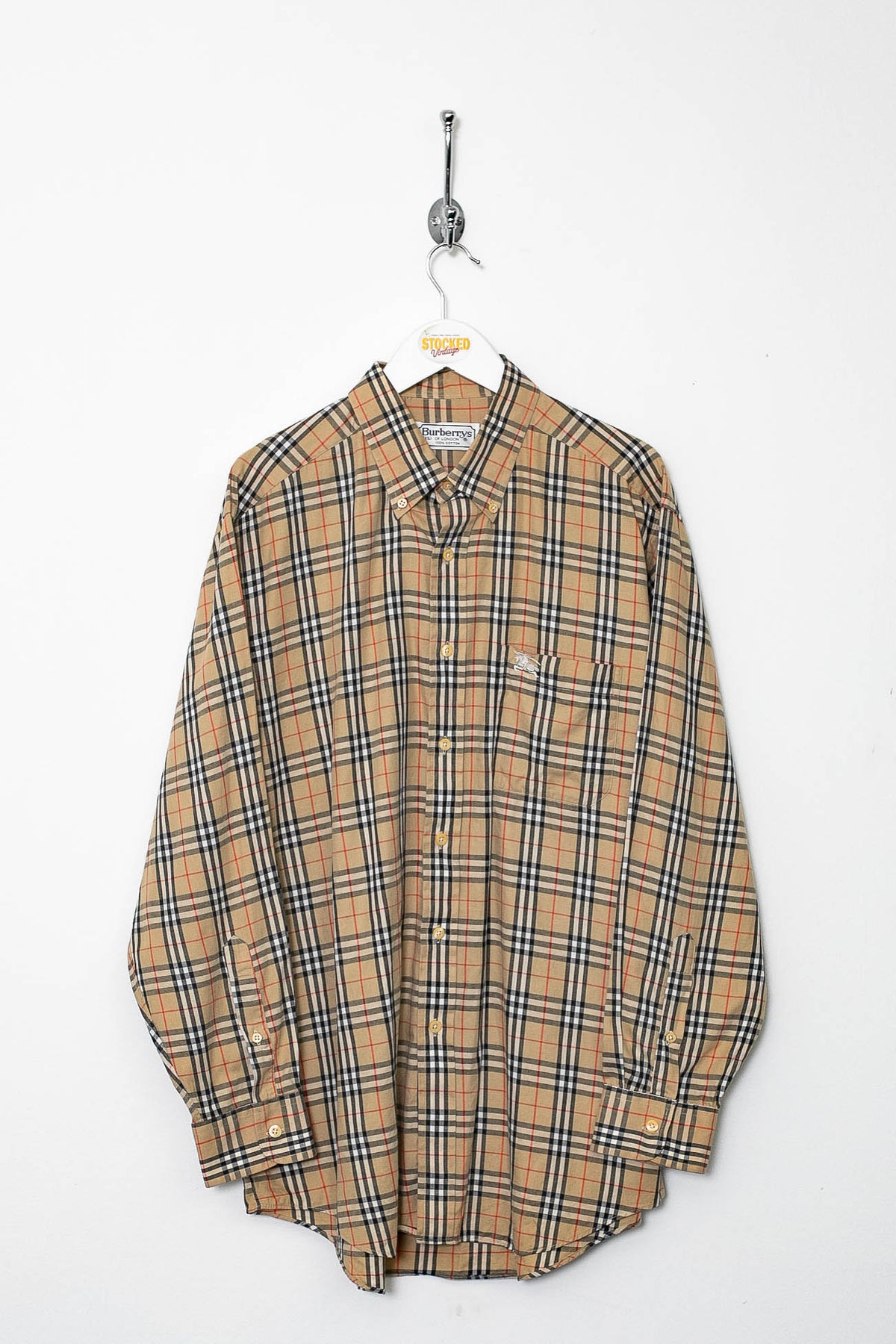 90s Burberry Nova Check Shirt (M)
