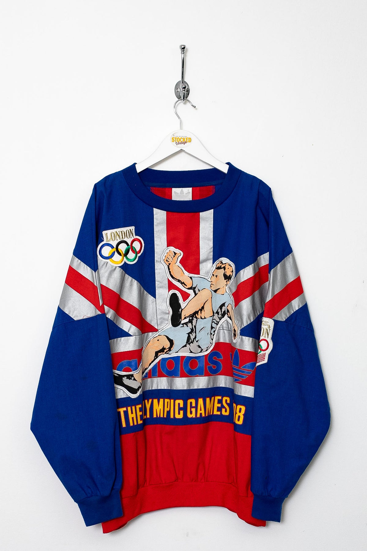 Rare 90s Adidas Olympics Pullover (XL)