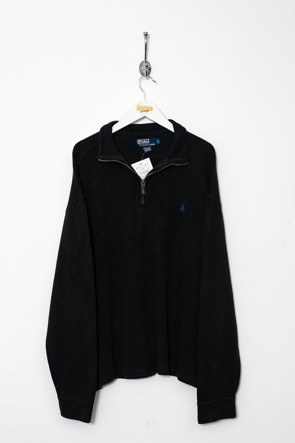 00s Ralph Lauren 1/4 Zip Sweatshirt (L)