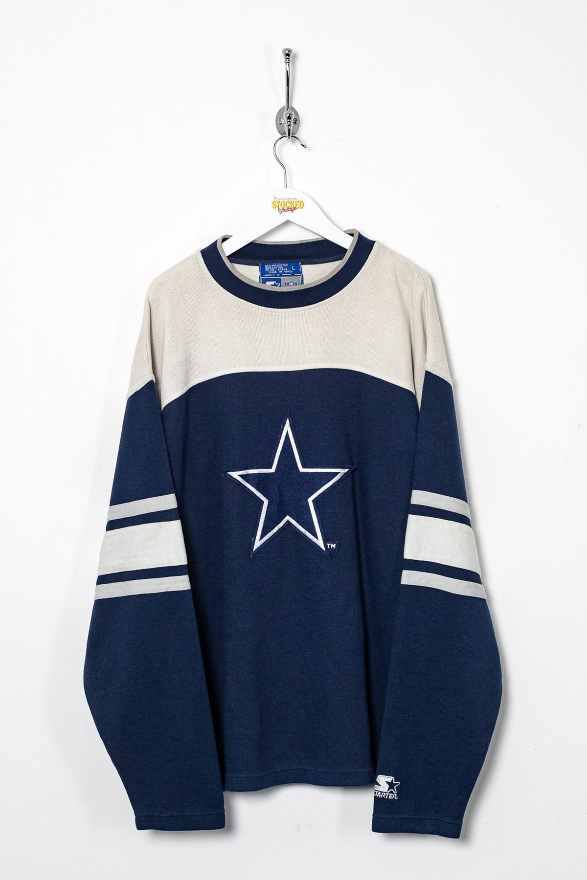 90s Starter NFL Dallas Cowboys Sweatshirt (L)