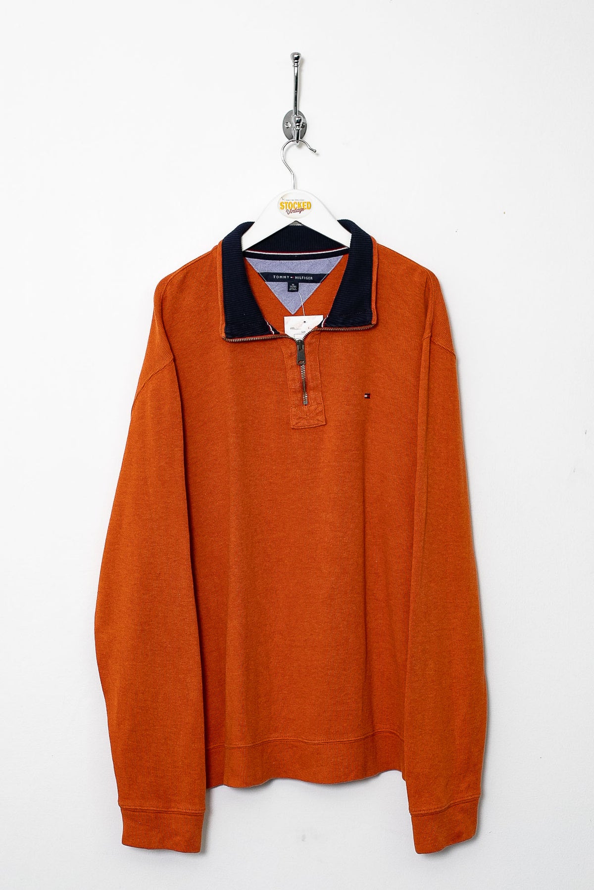 00s Tommy Hilfiger 1/4 Zip Sweatshirt (XL)