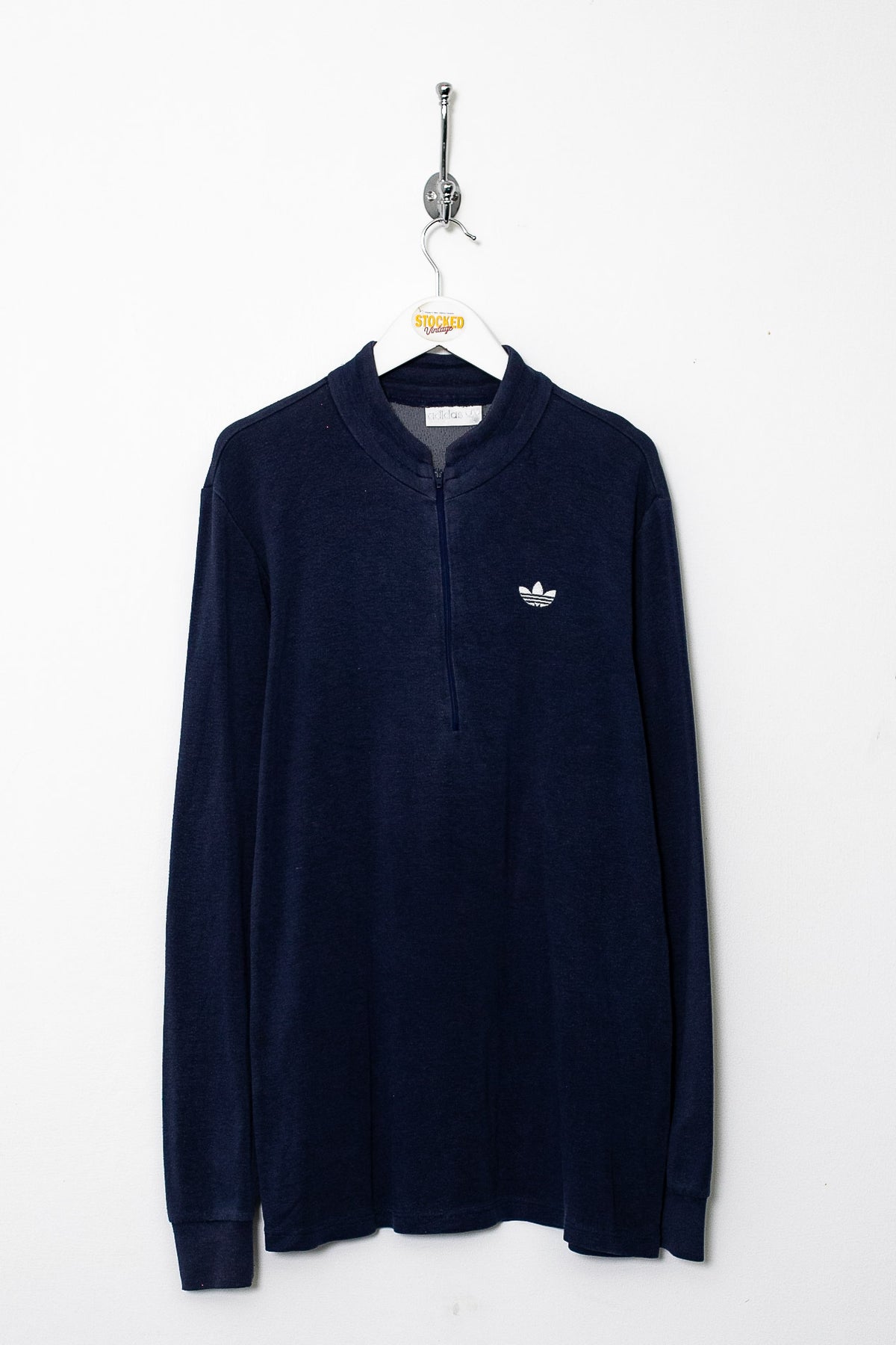 90s Adidas 1/4 Zip Sweatshirt (S)