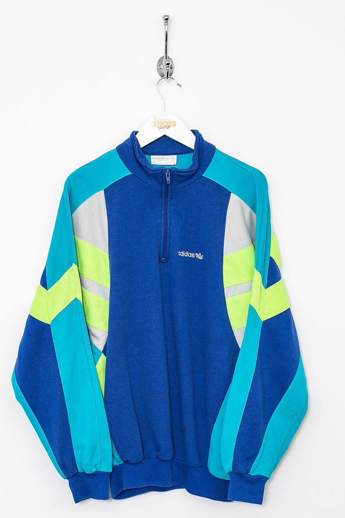 90s Adidas 1/4 Zip Sweatshirt (M)