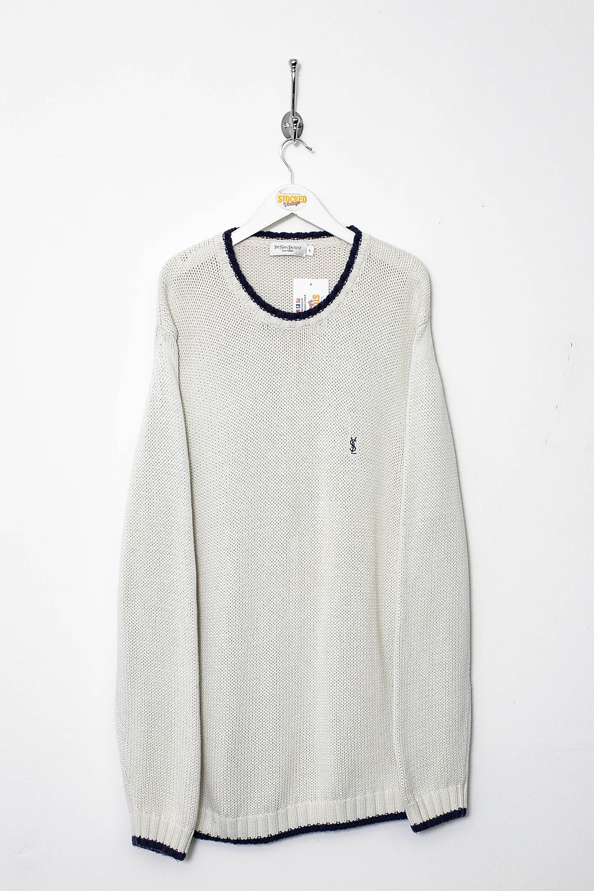 90s YSL Heavyweight Knit Jumper (XL)