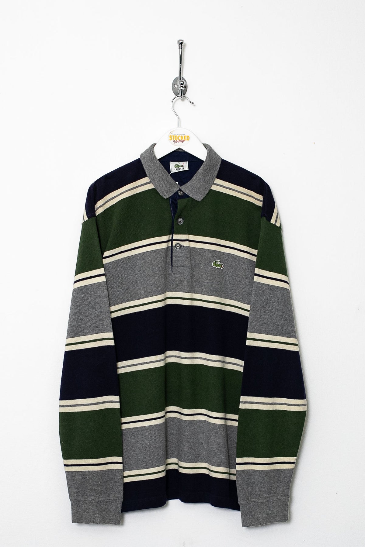 00s Lacoste Long Sleeve Polo shirt (M)