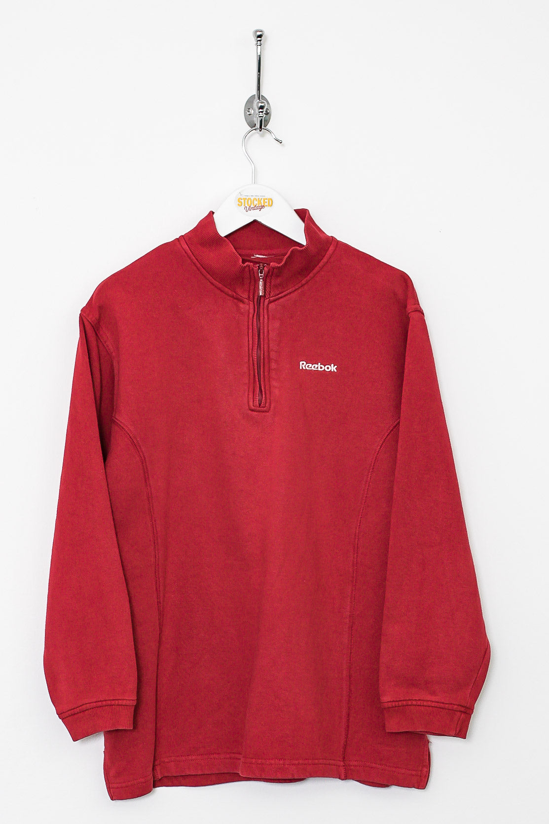 Reebok vintage sweatshirt womens hot sale red