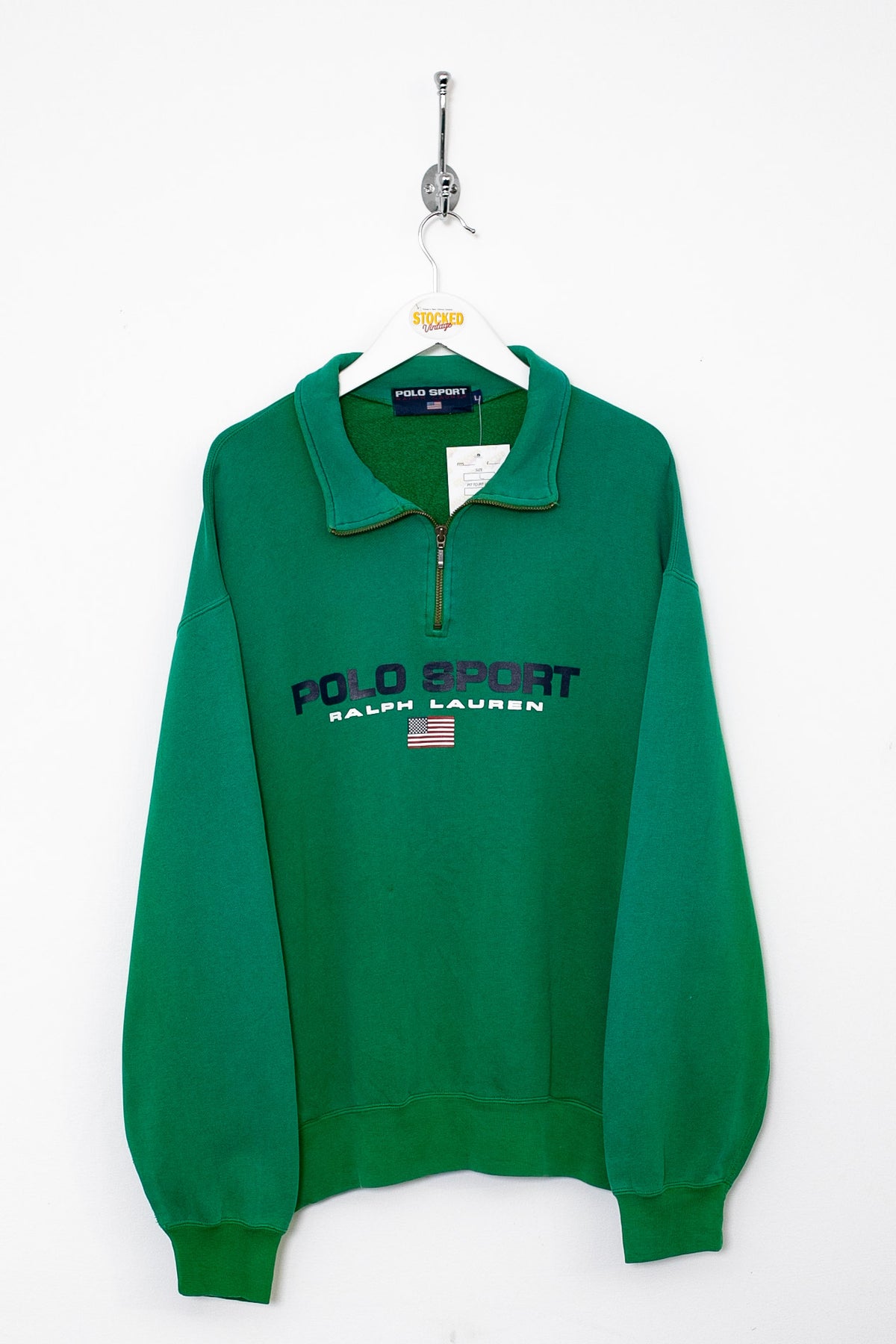 00s Ralph Lauren Polo Sport 1/4 Zip Sweatshirt (L)