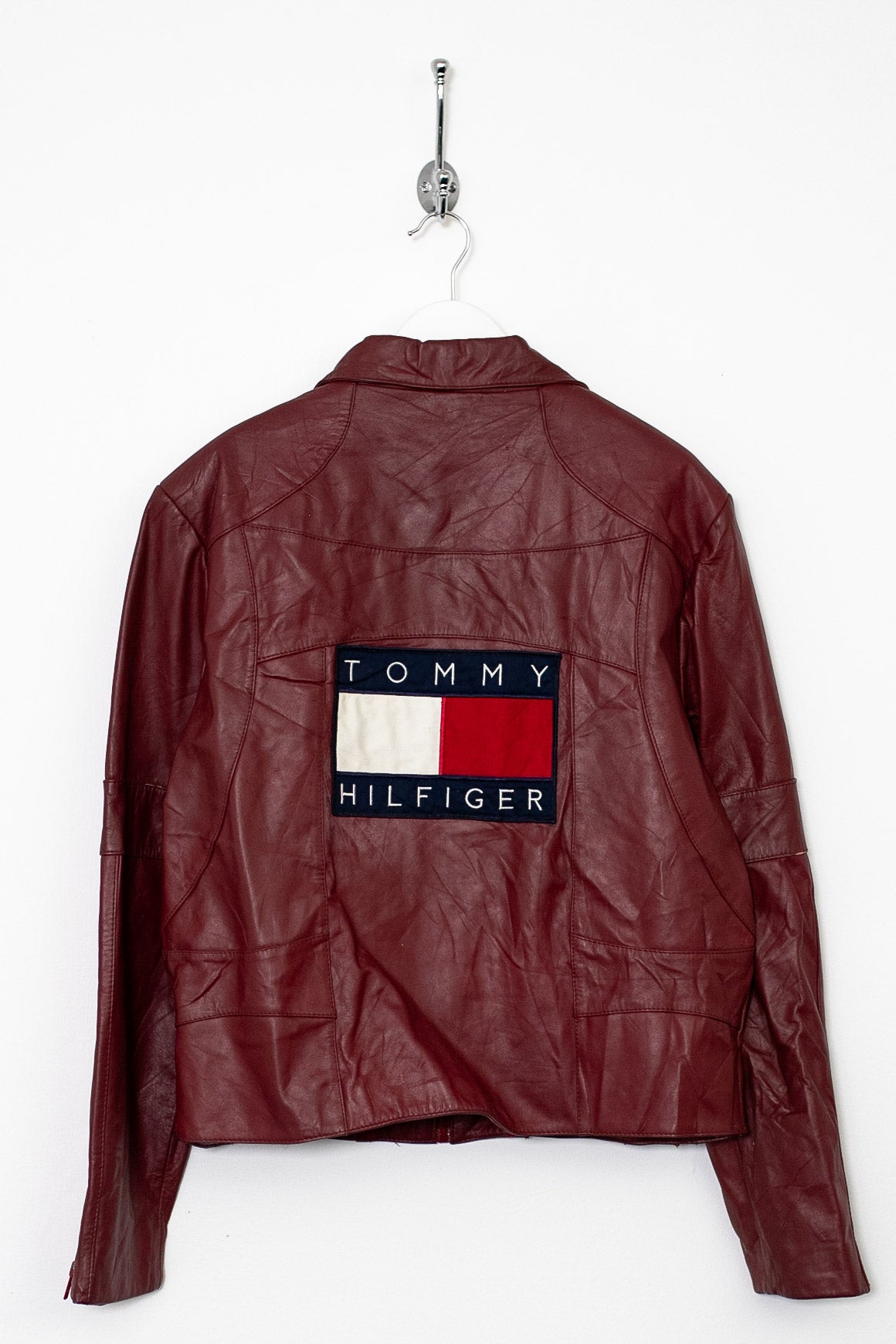 Tommy hilfiger deals leather jacket ladies