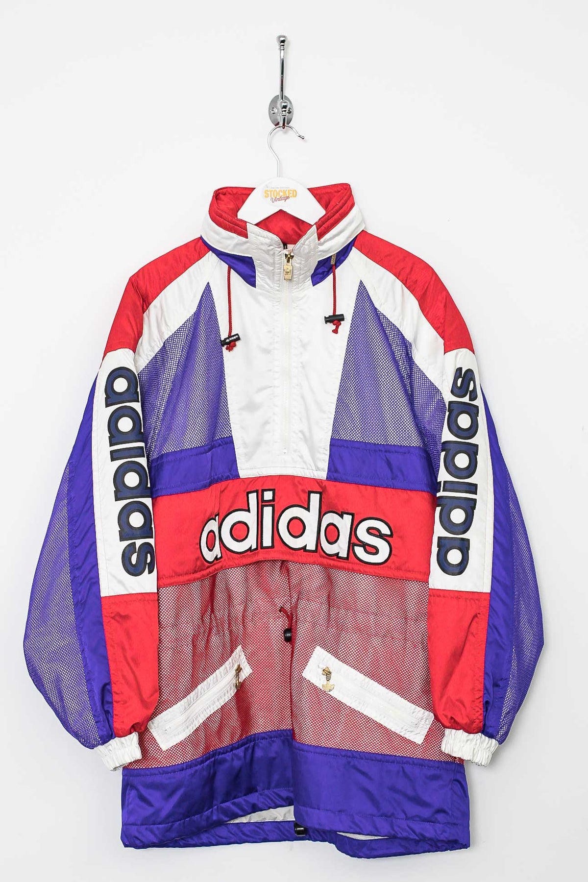 90s Adidas 1/4 Zip Ski Coat (M)