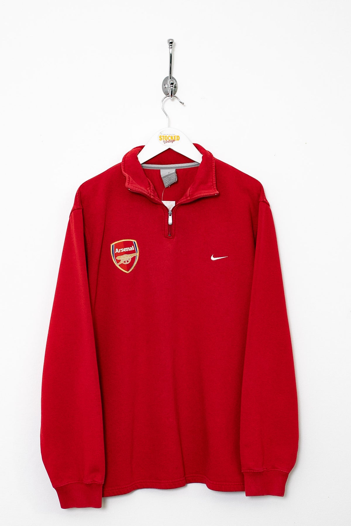 00s Nike Arsenal 1/4 Zip Sweatshirt (M)