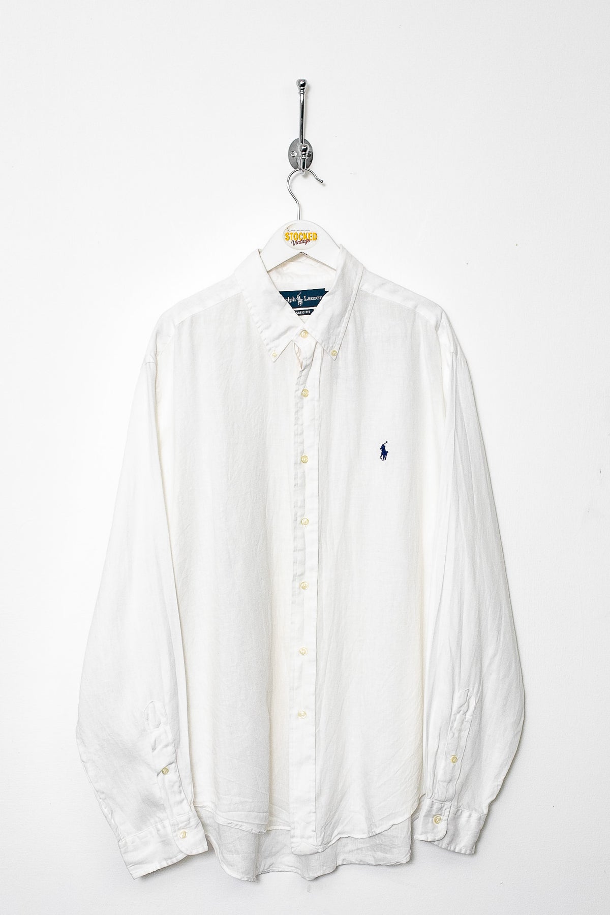00s Ralph Lauren Linen Shirt (XL)