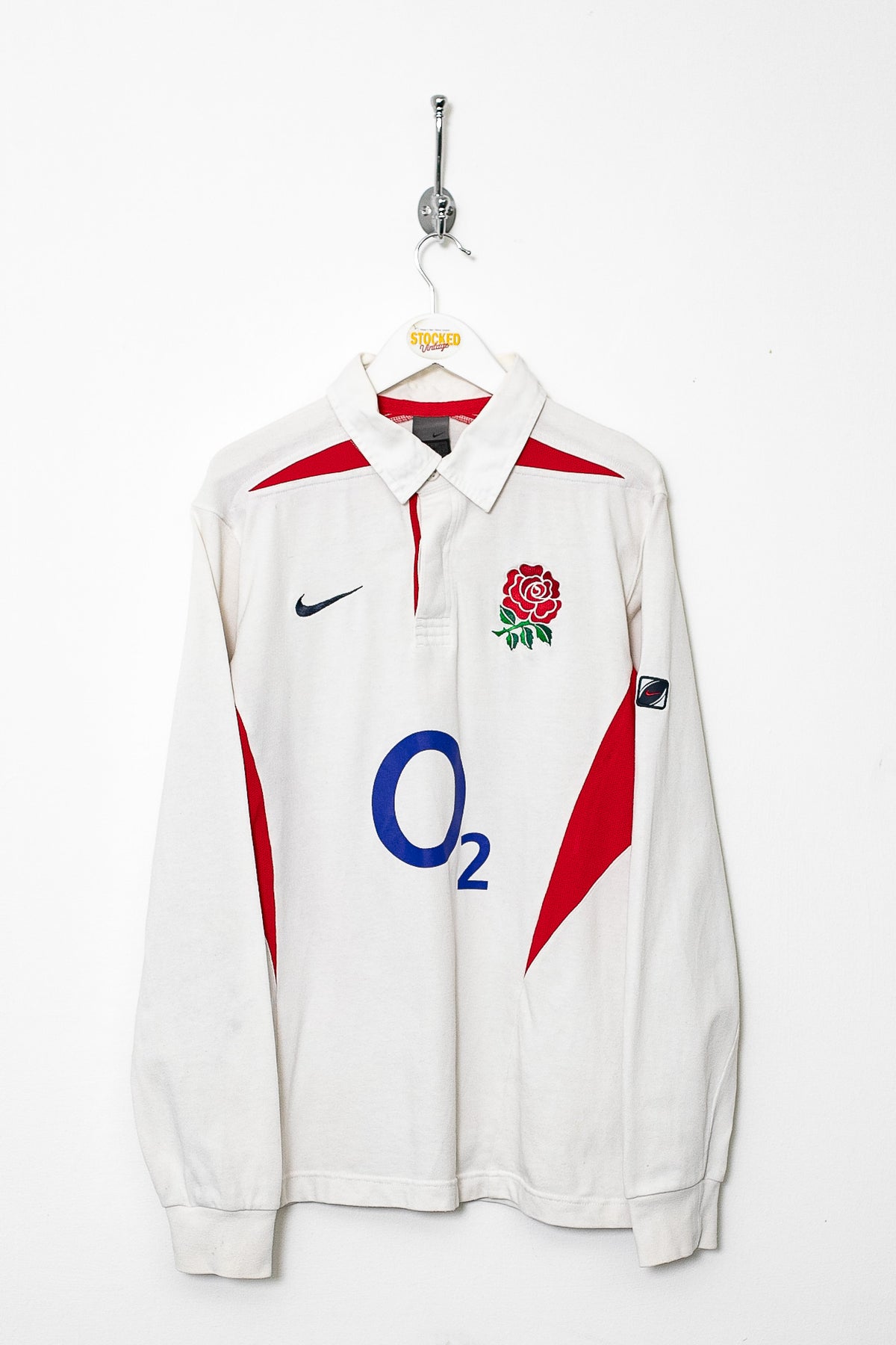 00s Nike England Rugby Shirt (M)