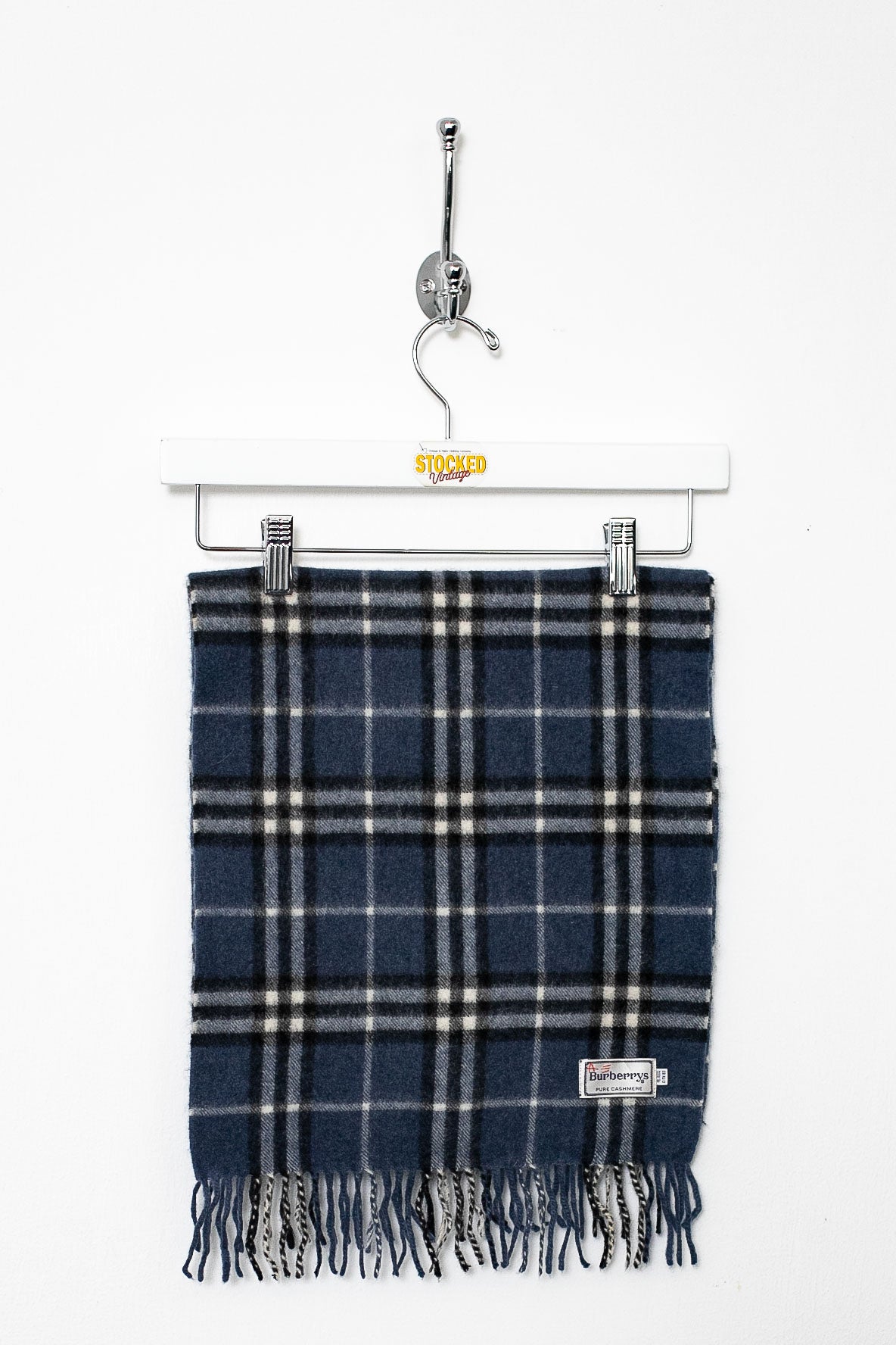 00s Burberry Nova Check Cashmere Scarf