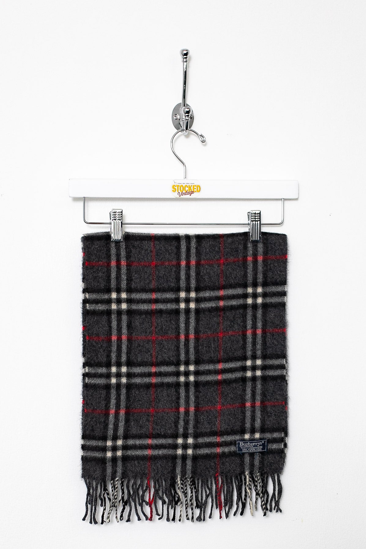 00s Burberry Nova Check Cashmere Scarf