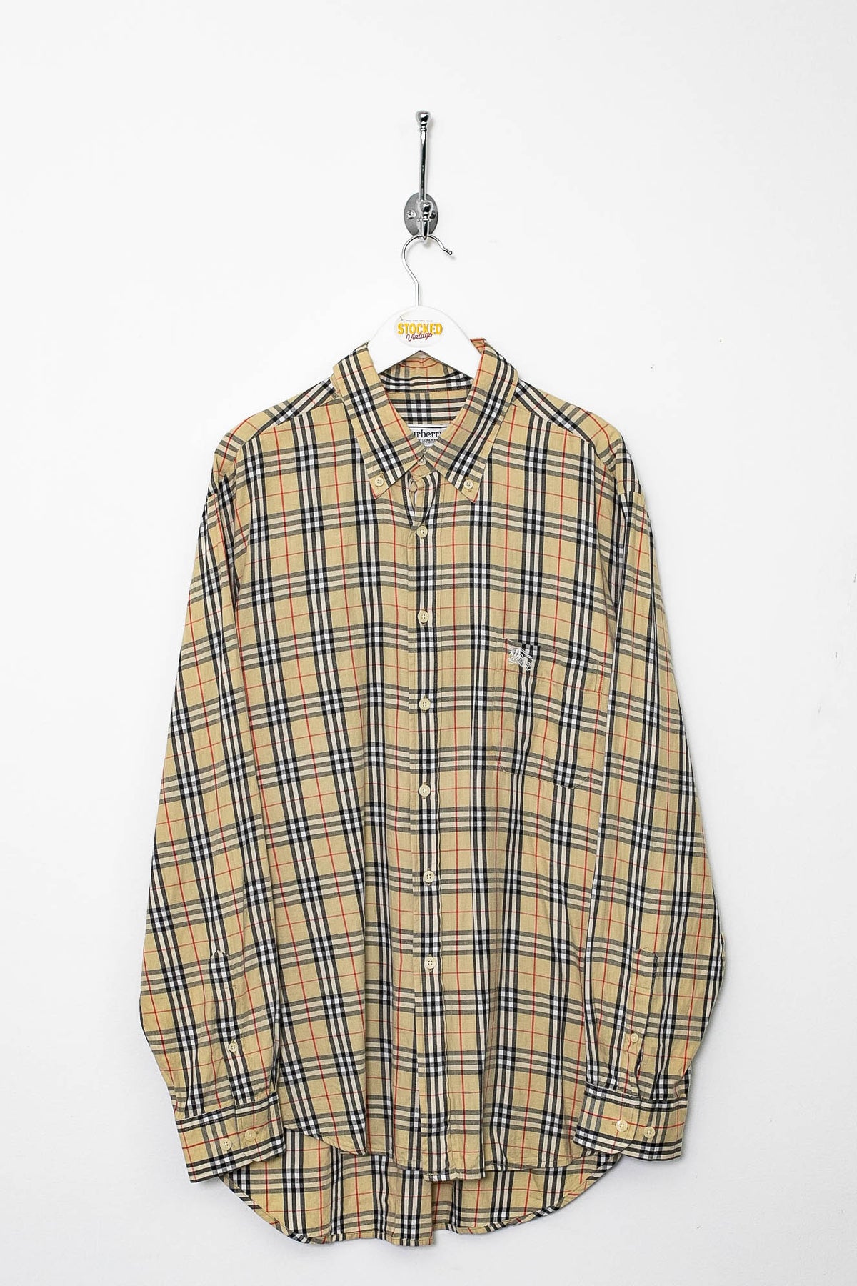 90s Burberry Nova Check Shirt (XL)