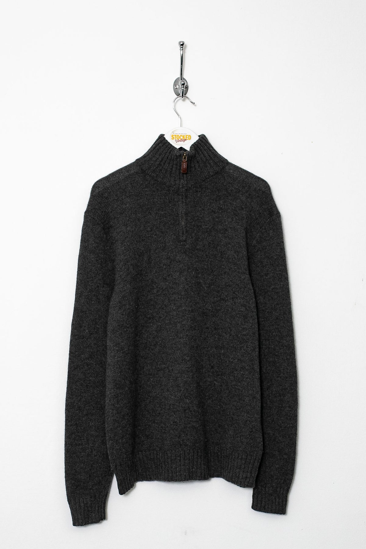 00s Ralph Lauren 1/4 Zip Knit Jumper (M)