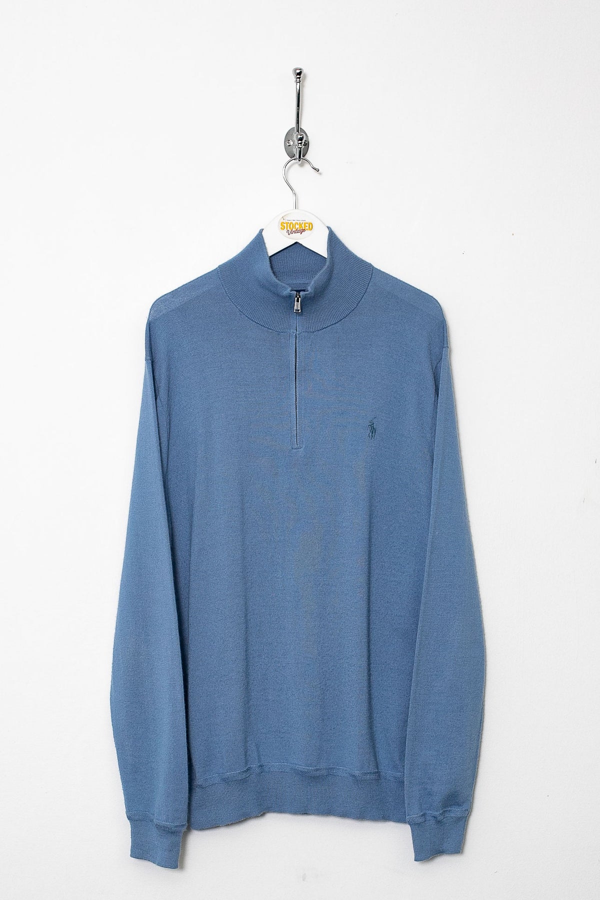 Ralph Lauren 1/4 Zip Knit Jumper (L)
