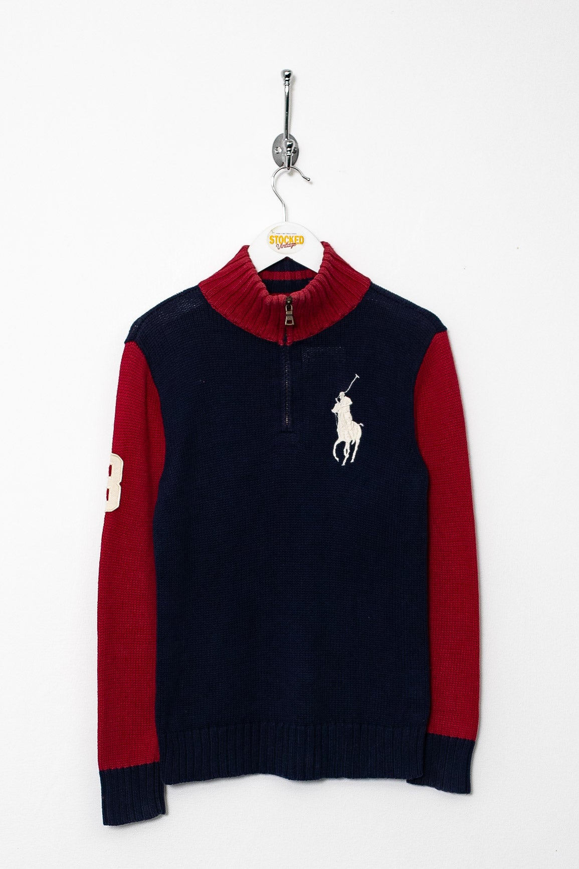 Womens 00s Ralph Lauren 1/4 Zip Knit Jumper (S)