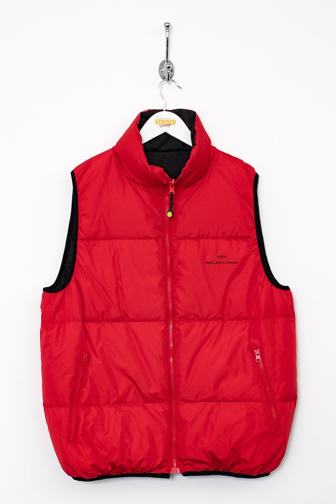 Balenciaga red puffer jacket sale