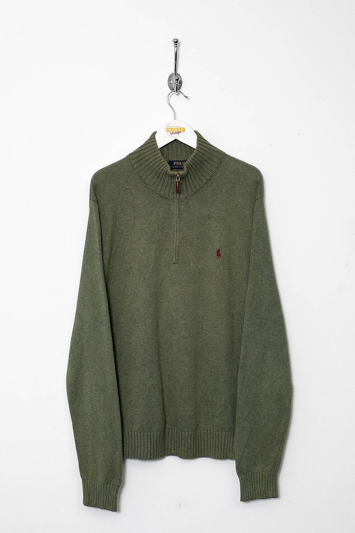Ralph Lauren 1/4 Zip Knit Jumper (M)