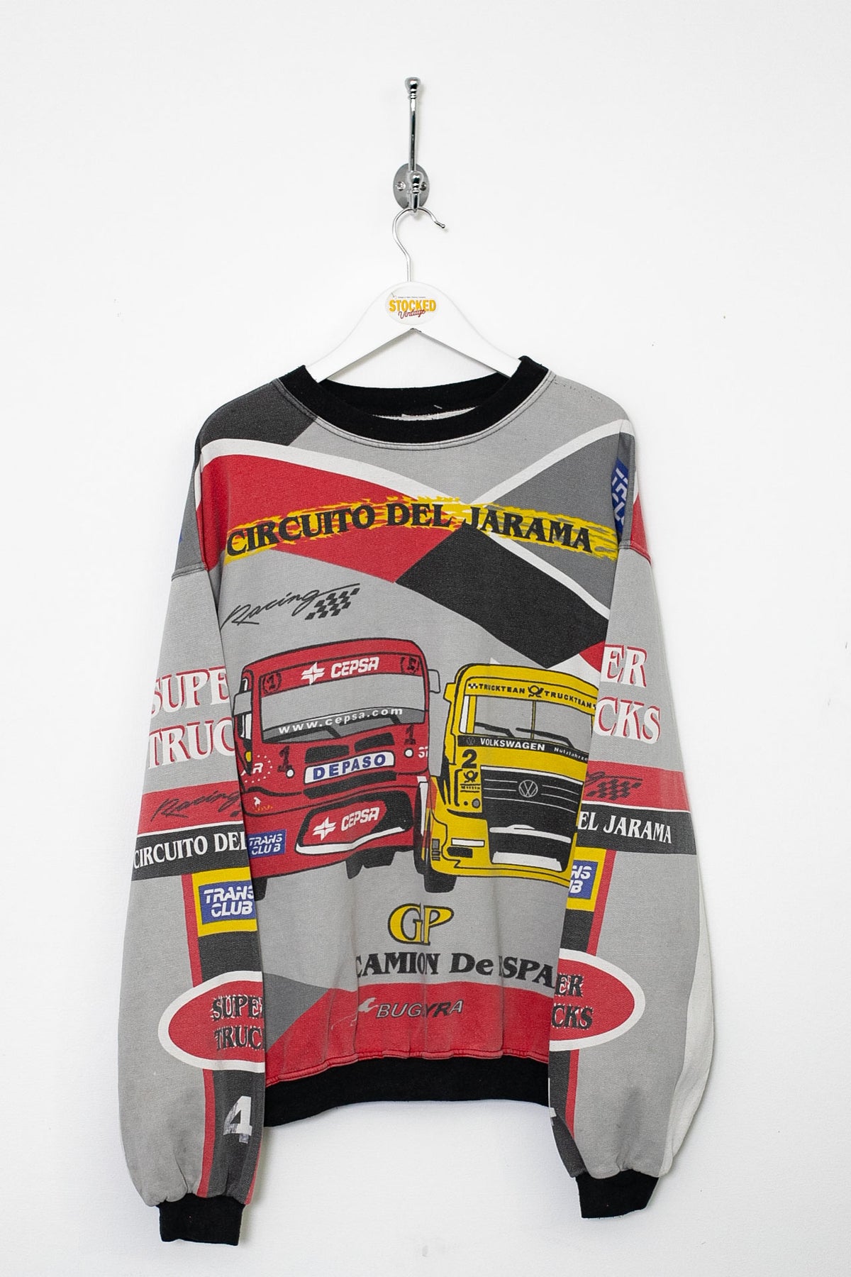 90s Circuito Del Jarama Racing Sweatshirt (M)