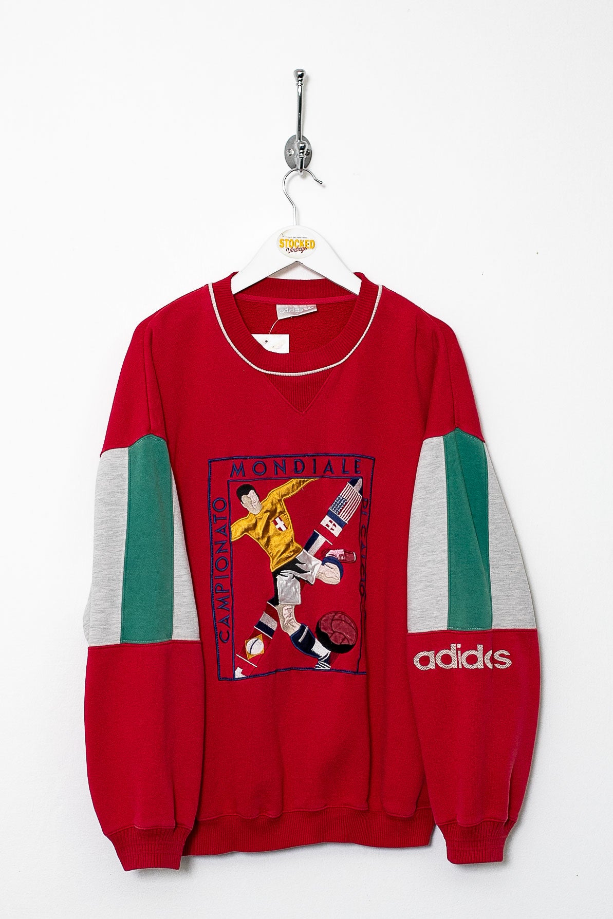 90s Adidas Campionato Mondiale Italia World Cup 1934 Sweatshirt (M)