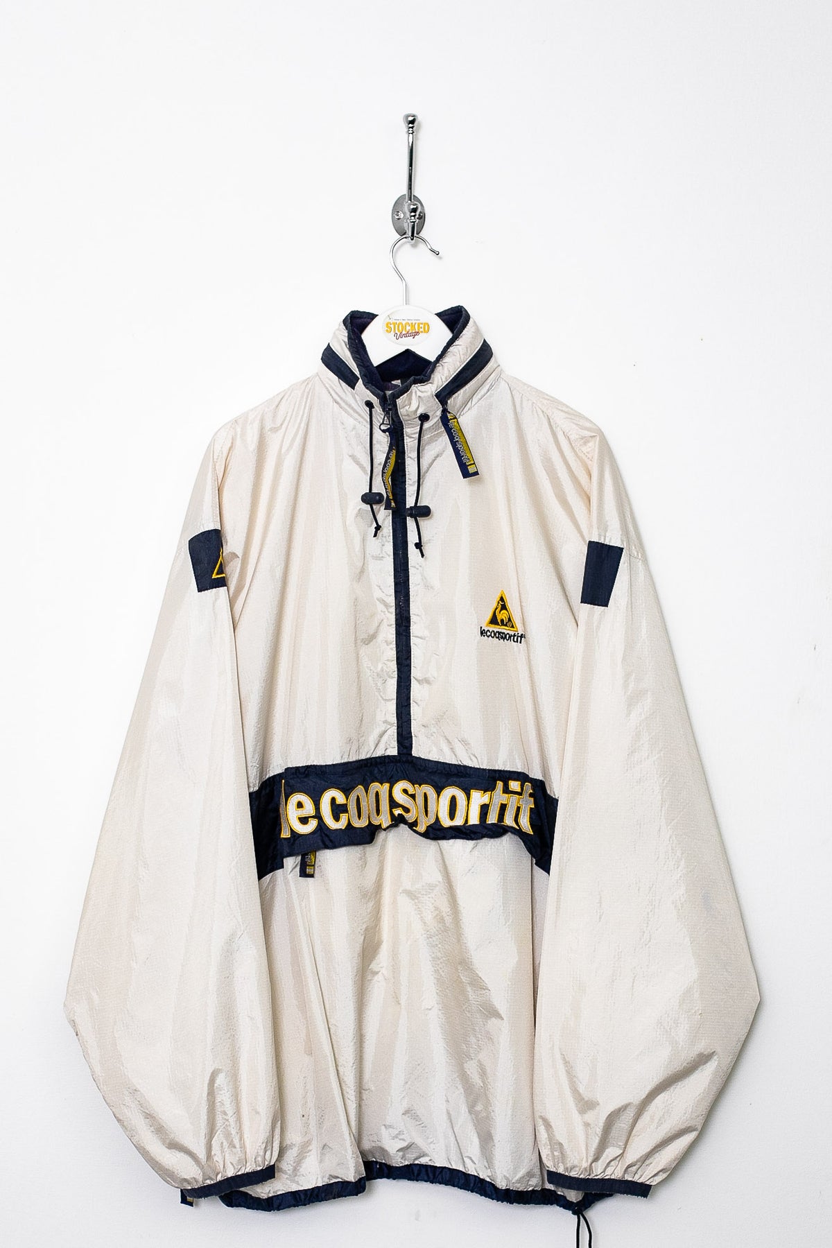 90s Le Coq Sportif 1/4 Zip Jacket (XL)