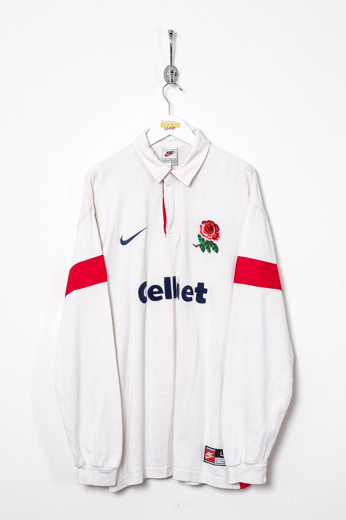 90s Nike England Rugby Shirt (L)
