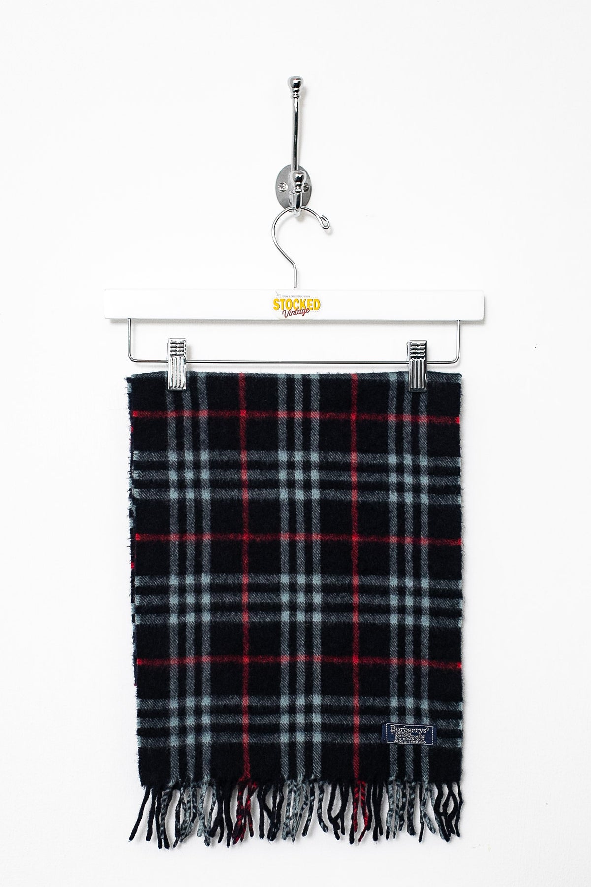 00s Burberry Nova Check Cashmere Scarf