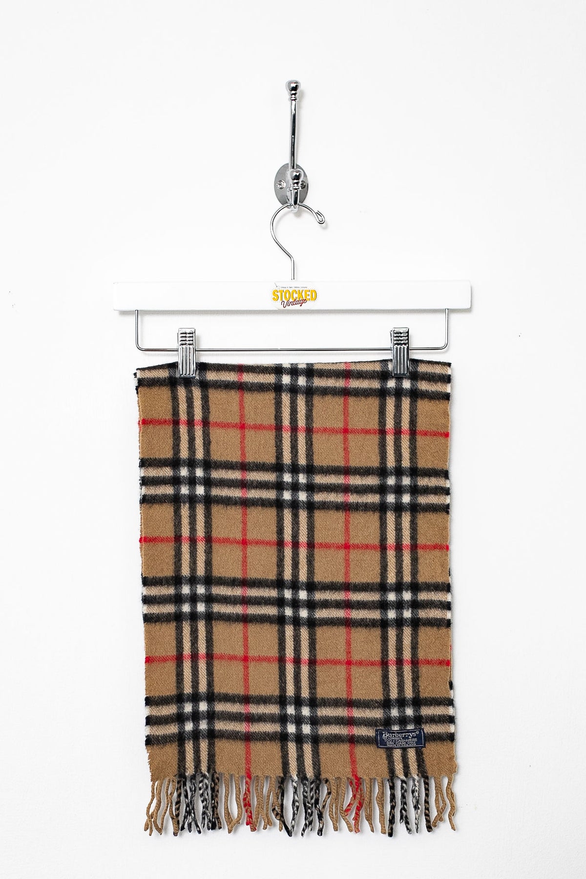 00s Burberry Nova Check Cashmere Scarf